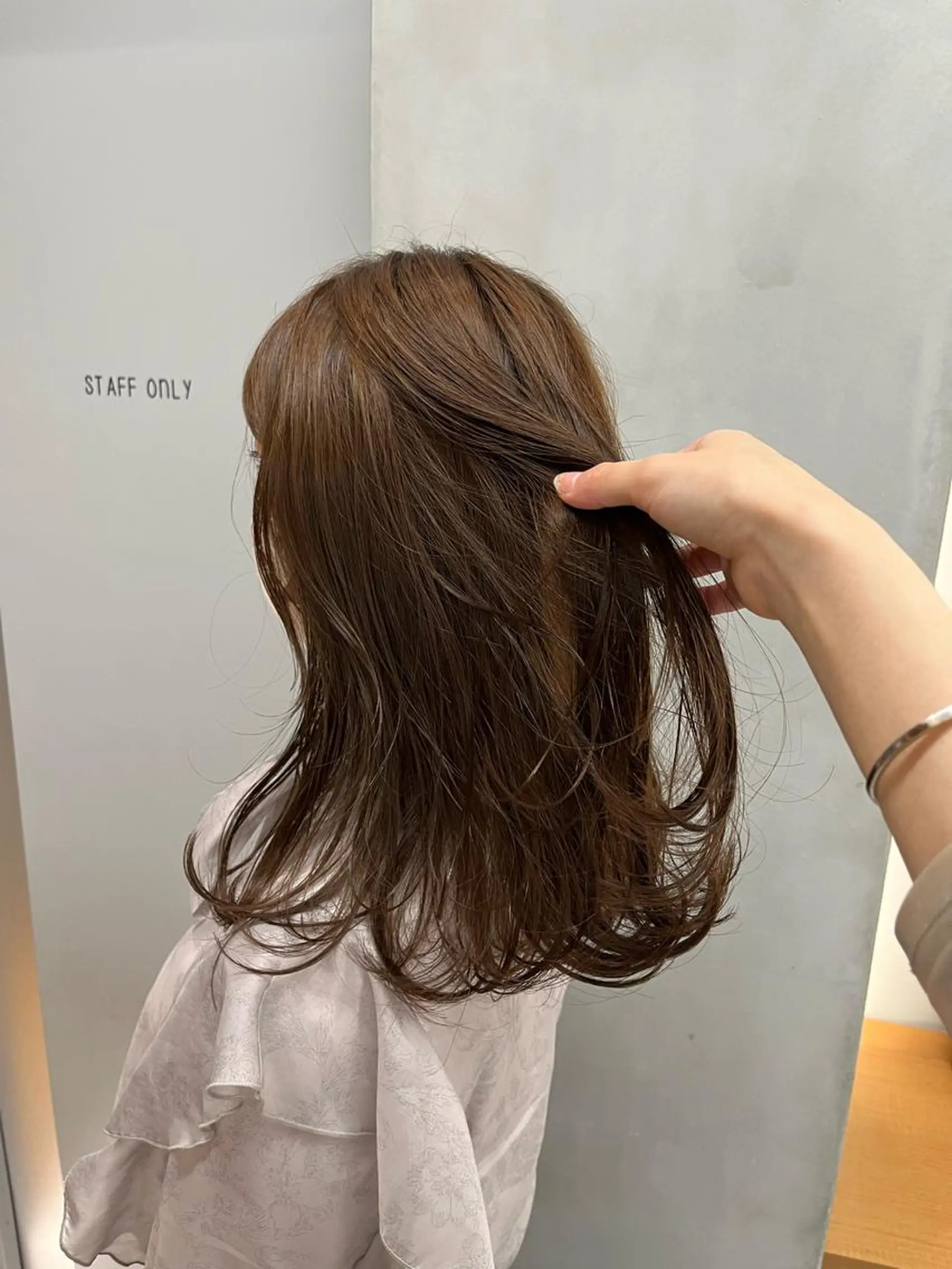 ロング カット ヘアカラー トリートメント ボブ&顔まわりレ イヤー♡TOMOE♡のヘアスタイル