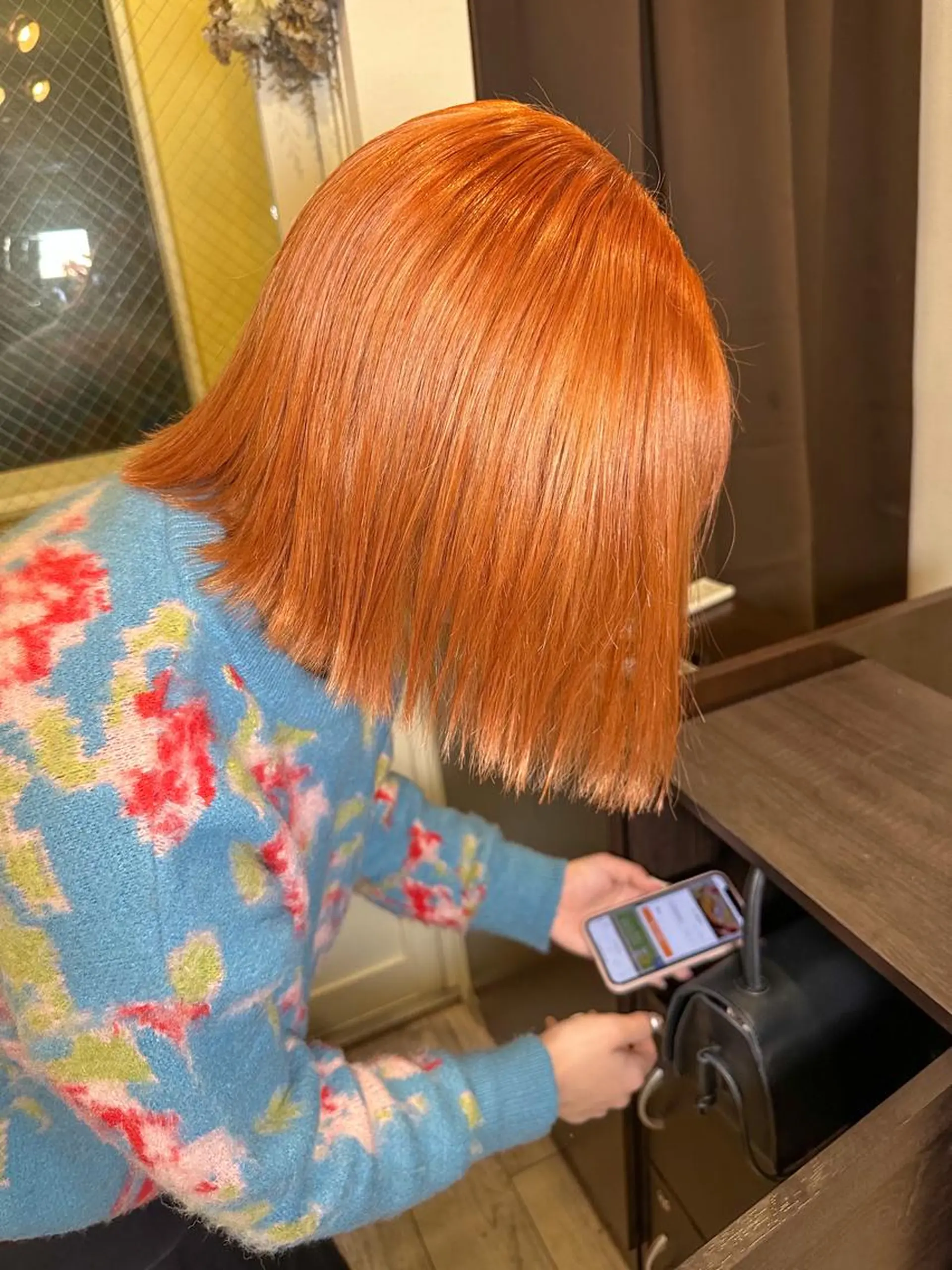 ミディアム 🍀ケアブリーチ カラー🍀坂井のヘアスタイル