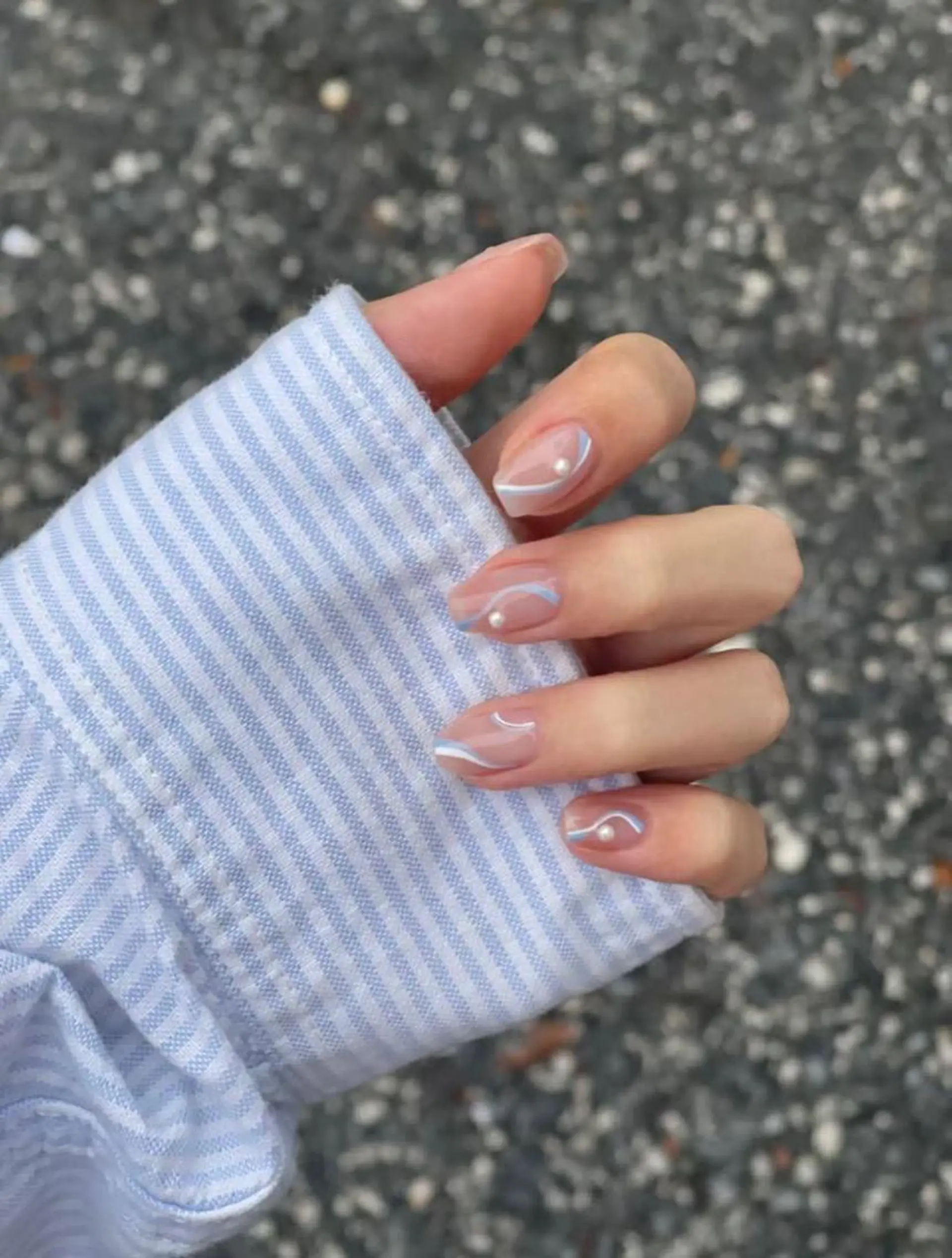 ネイル RAFFINE haru🦋🩵のネイルデザイン