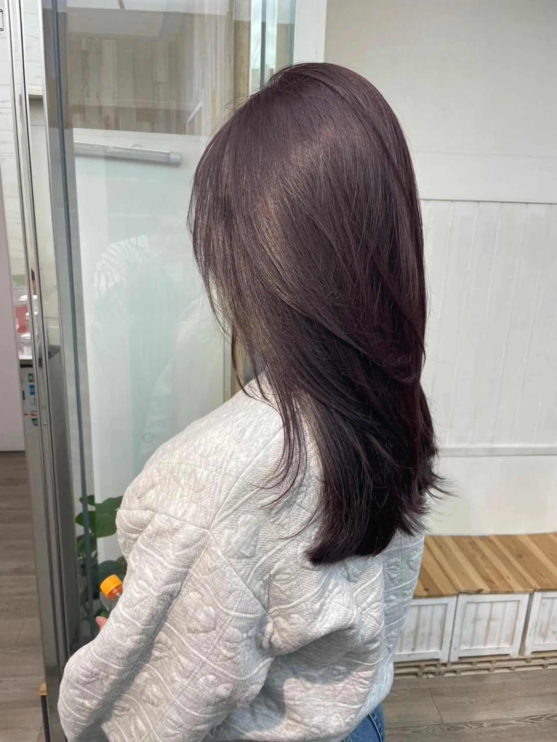 セミロング ボブ ハイライト 髪質改善 レイヤーカット 似合わせカット カット ヘアカラー トリートメント 🌜ROW町田 🌛 公式のヘアスタイル