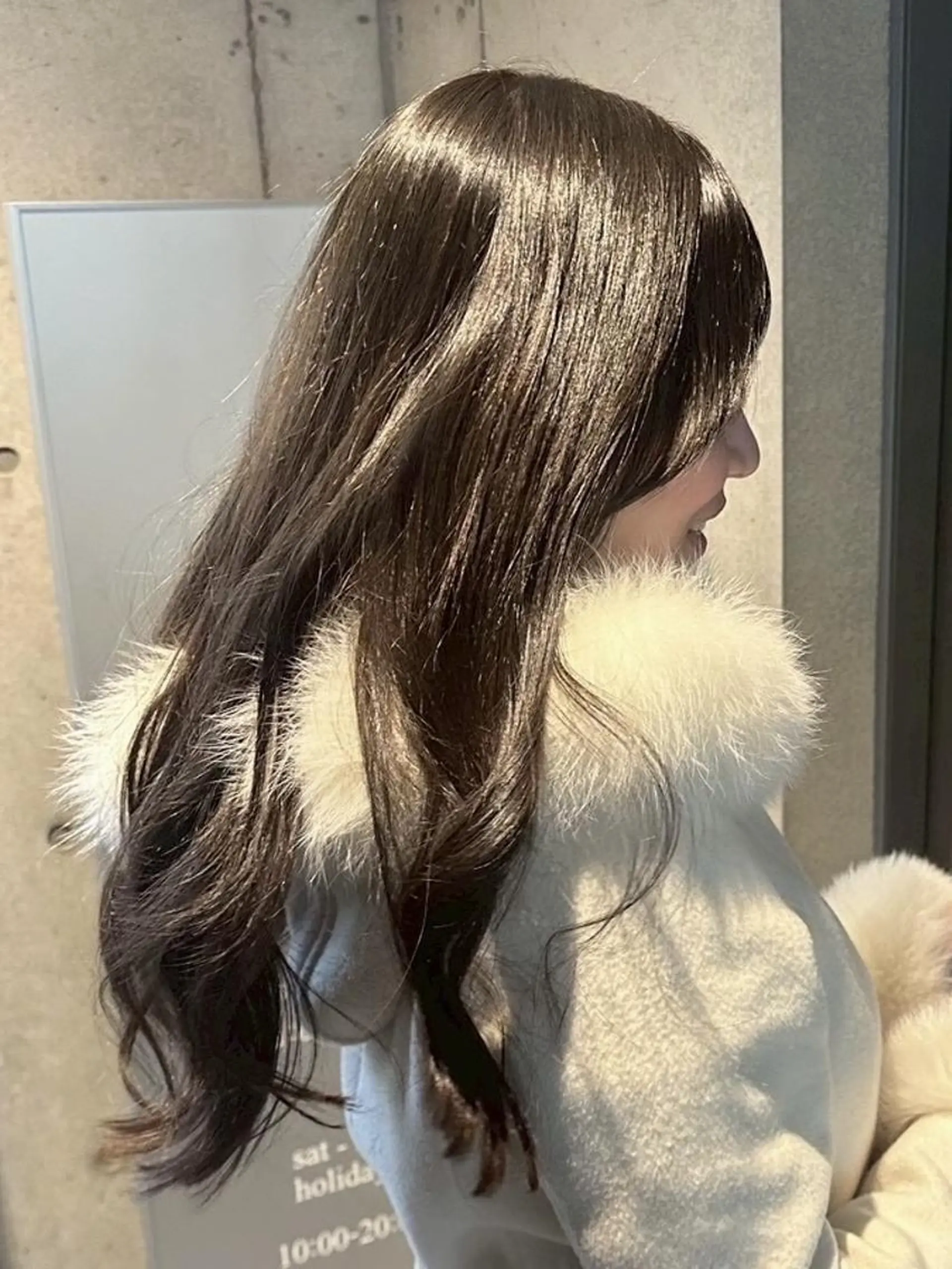 ロング カラー カット 髪質改善/美髪矯正 /高田馬場/Renのヘアスタイル