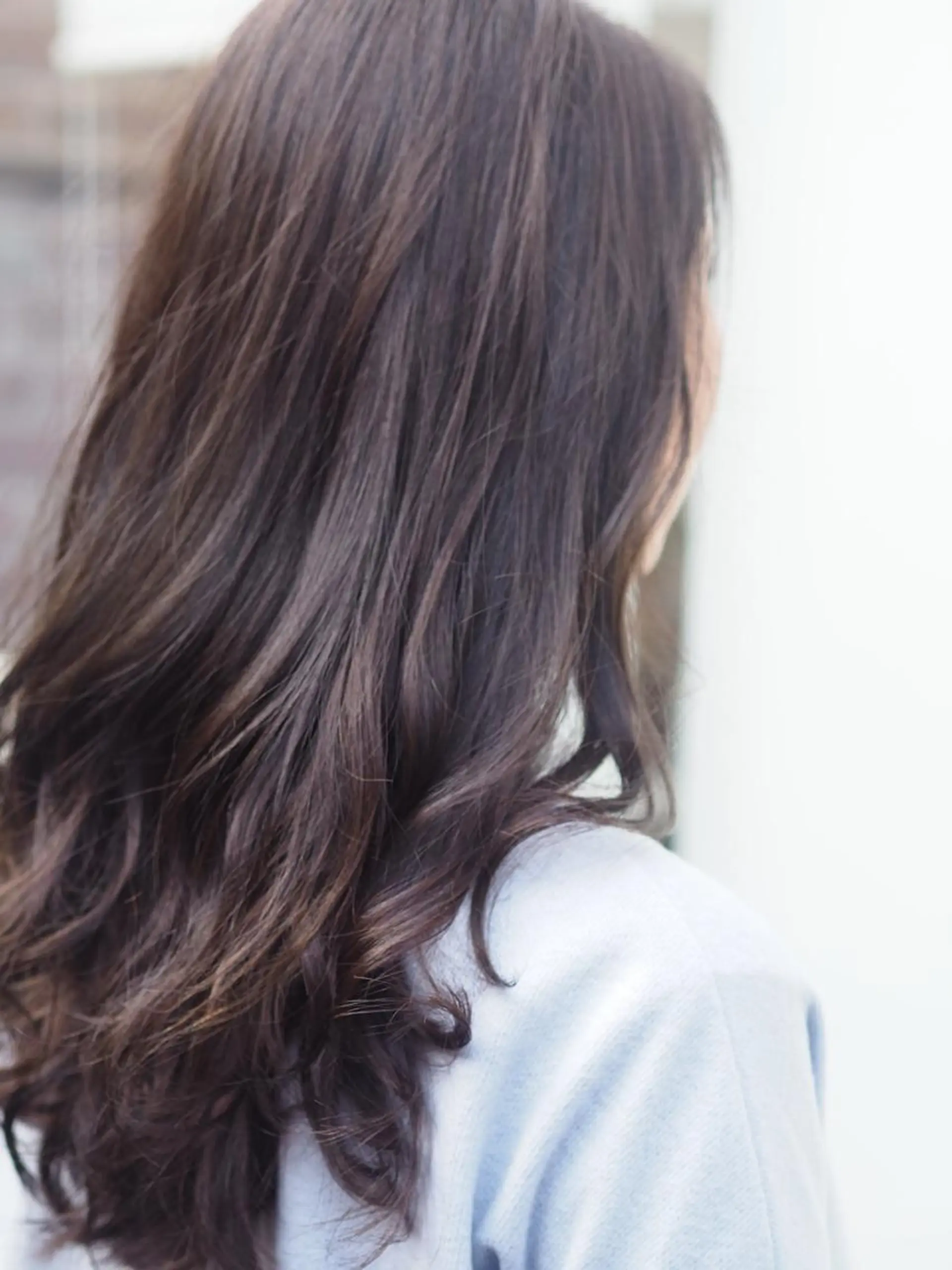 ロング カラー 清水 純のヘアスタイル