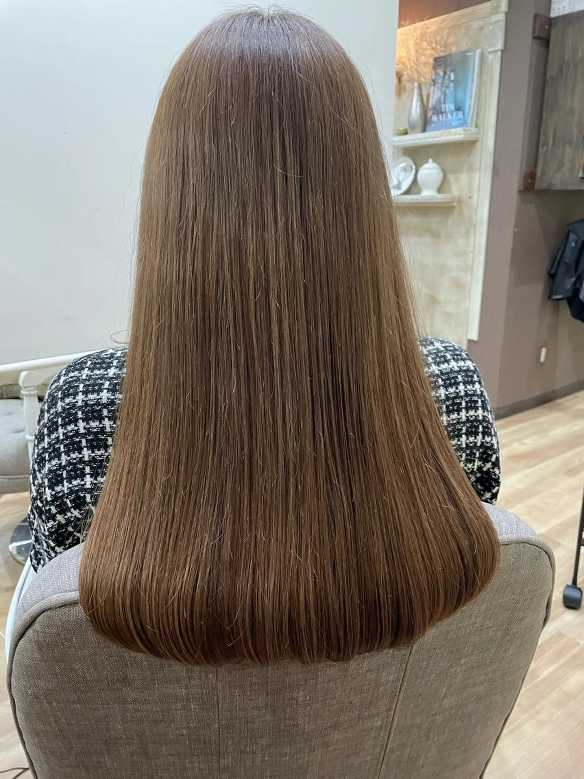 カラー ベージュカラー ミルクティーベージュ ら んのヘアスタイル