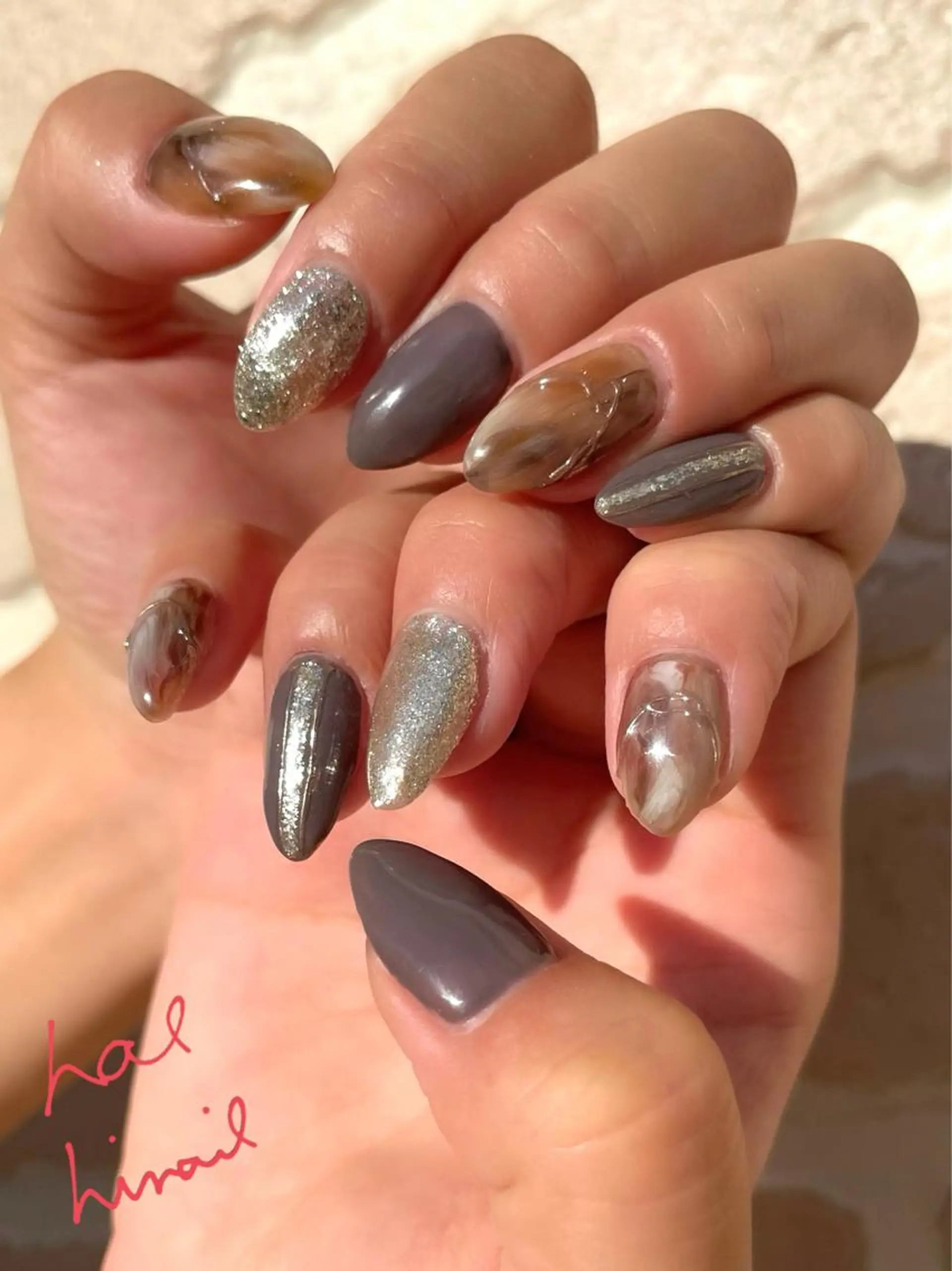 ネイル ニュアンスネイル はるひな ねいるのネイルデザイン