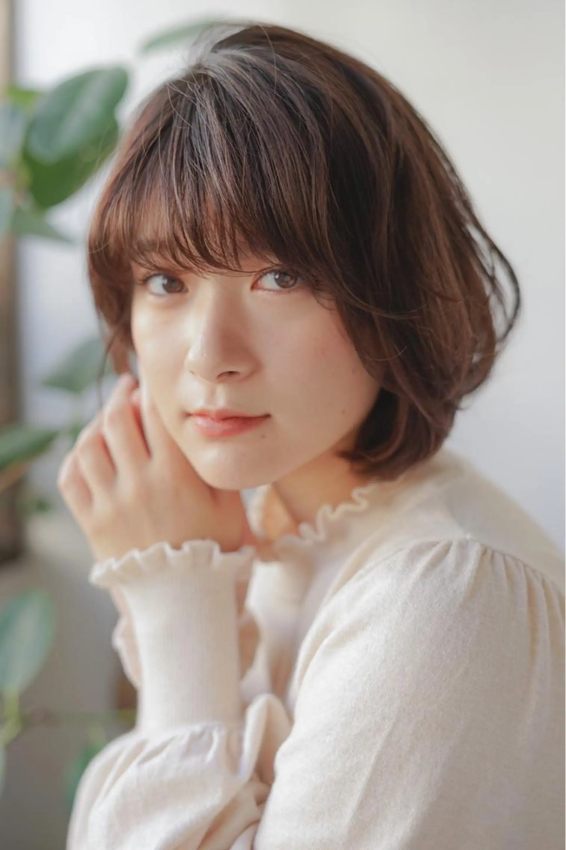 ショート 骨格/顔タイプ/ パーソナルカラー菅原のヘアスタイル