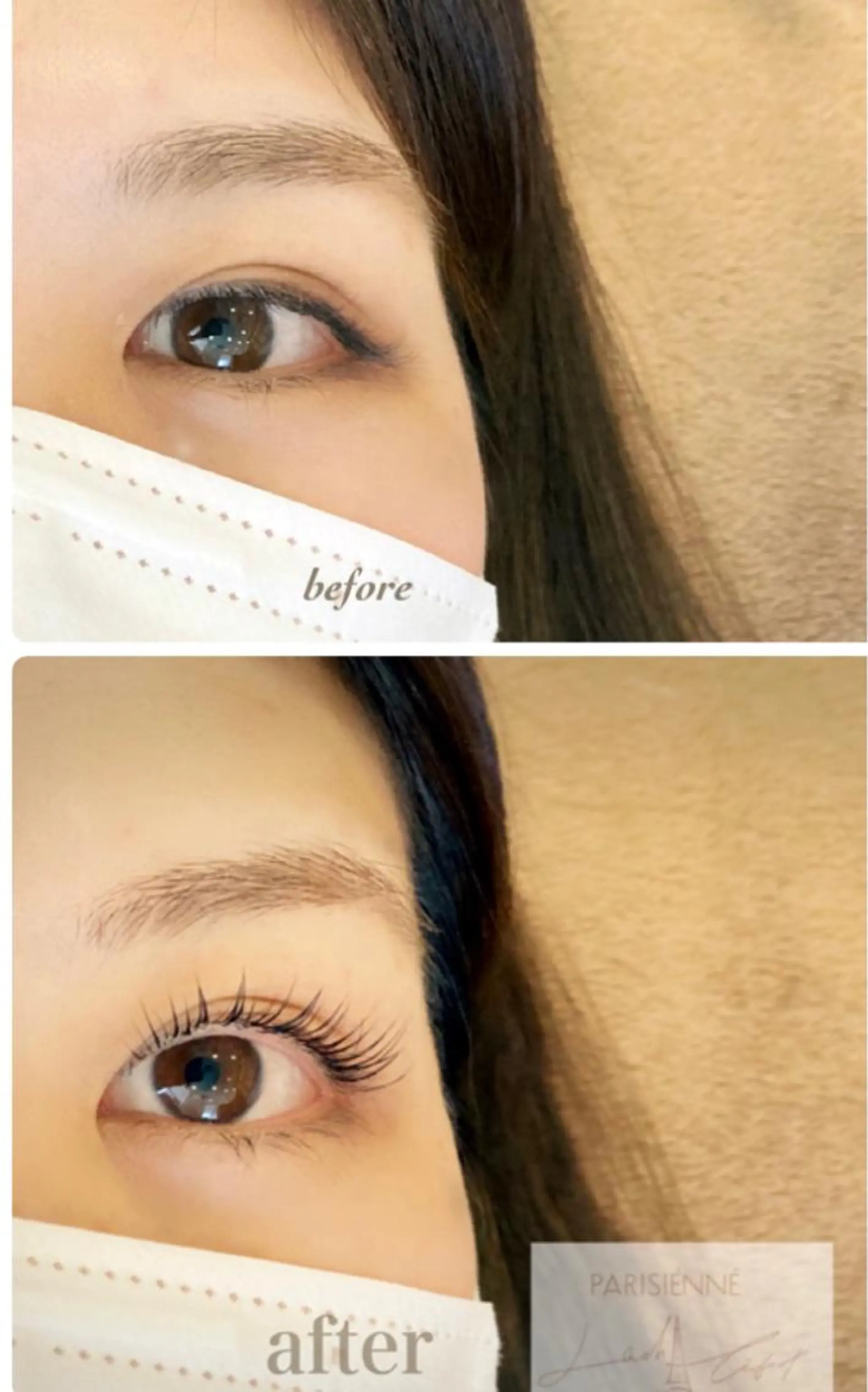 マツエク・マツパ パリジェンヌラッシュリフト ✨仙台南✨ベガロポリス2階❣️アイラッシュSeaa所属・アイラッシュ Seaa  おおつきのマツエク・マツパデザイン