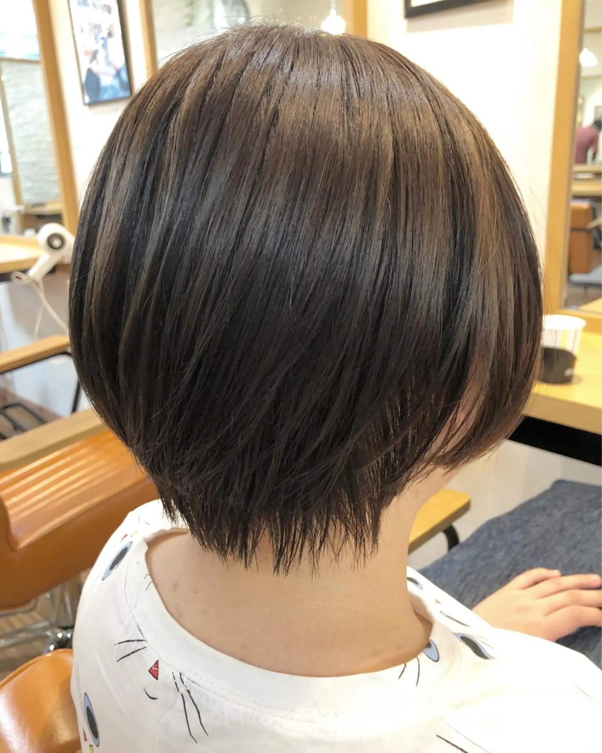 ショート カラー パーマ ヘアアレンジ アッシュ ショートヘア 遠藤 拓馬のヘアスタイル