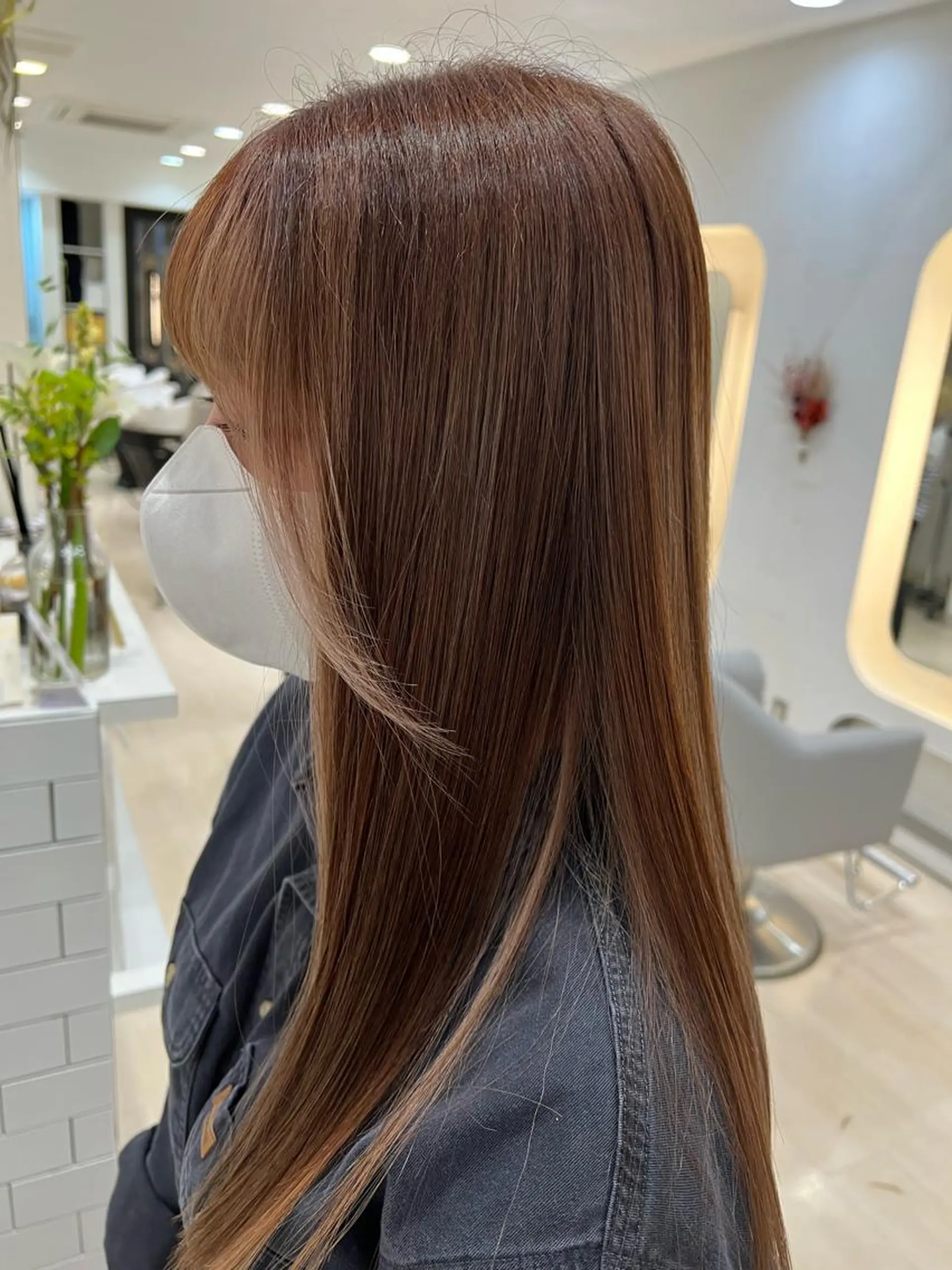 ミディアム カラー パーマ ヘアアレンジ 堀井 凌平のヘアスタイル
