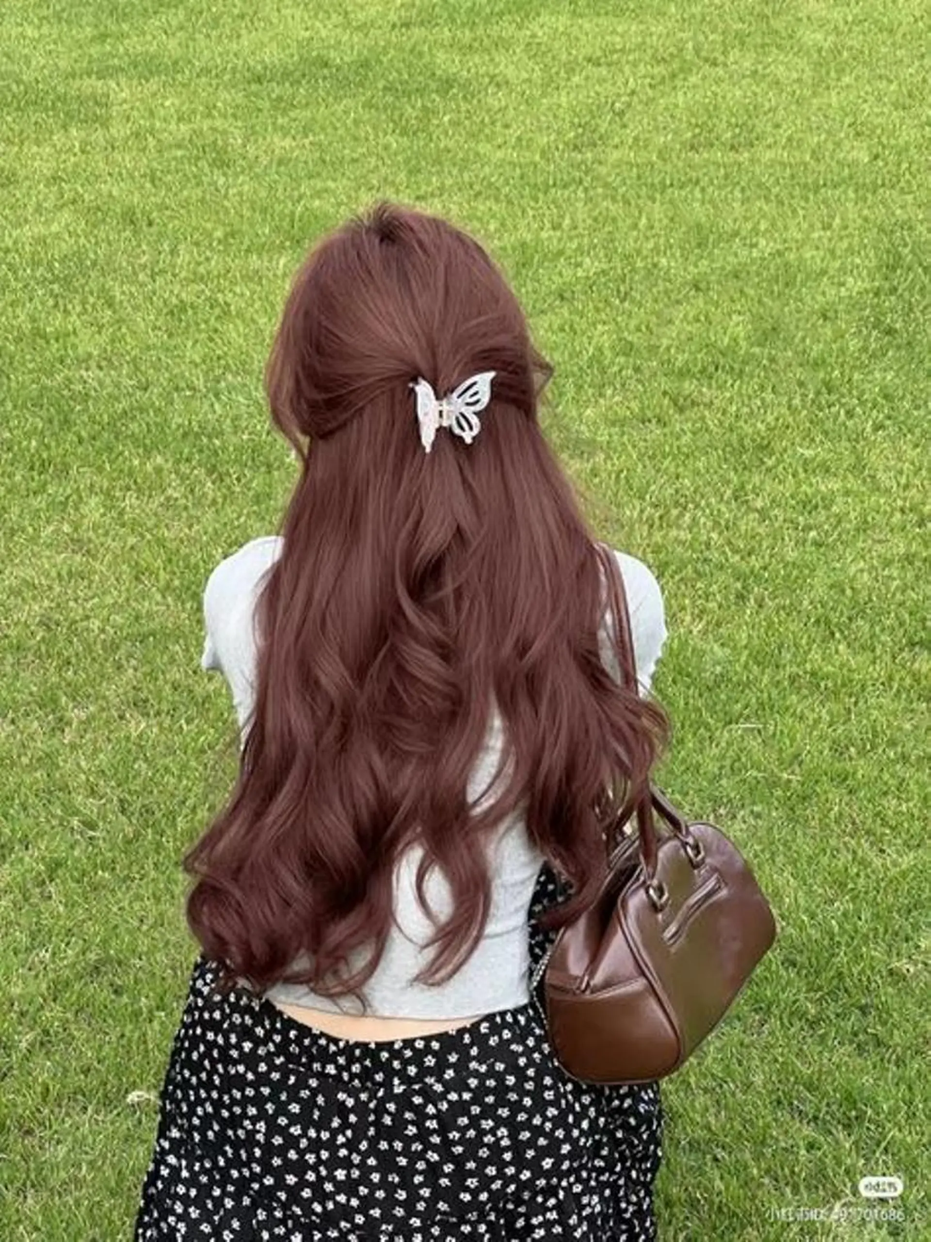 ロング カラー カット ヘアカラー 🤍淡色ピンク&ラベ ンダーYUKI🤍のヘアスタイル