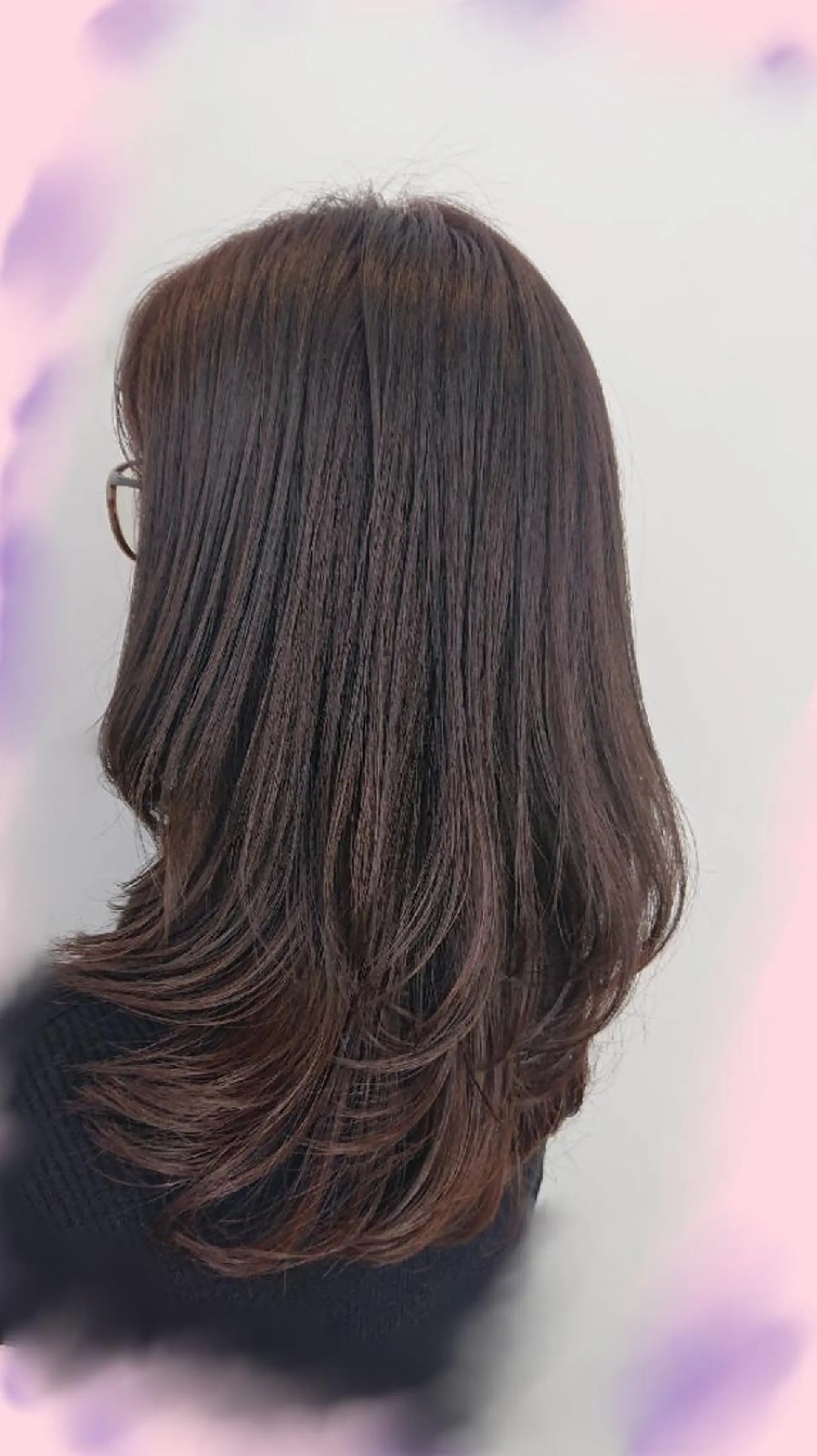 ロング くびれヘア レイヤーカット ローレイヤー カット ヘアカラー 松浦 美和【miwa】のヘアスタイル