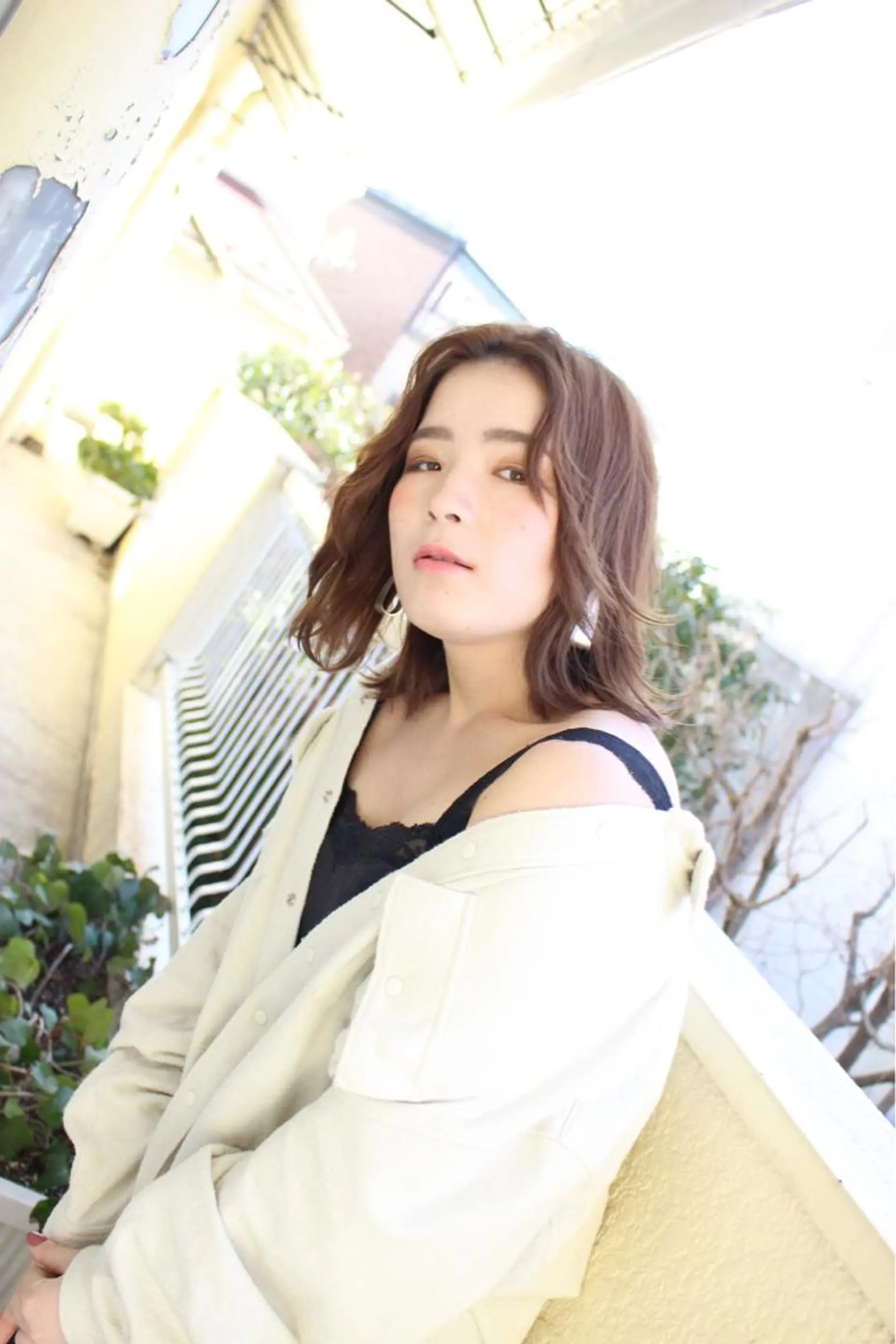 ミディアム カラー ベージュカラー ☕️ベージュカラー 内藤光哉☕️のヘアスタイル