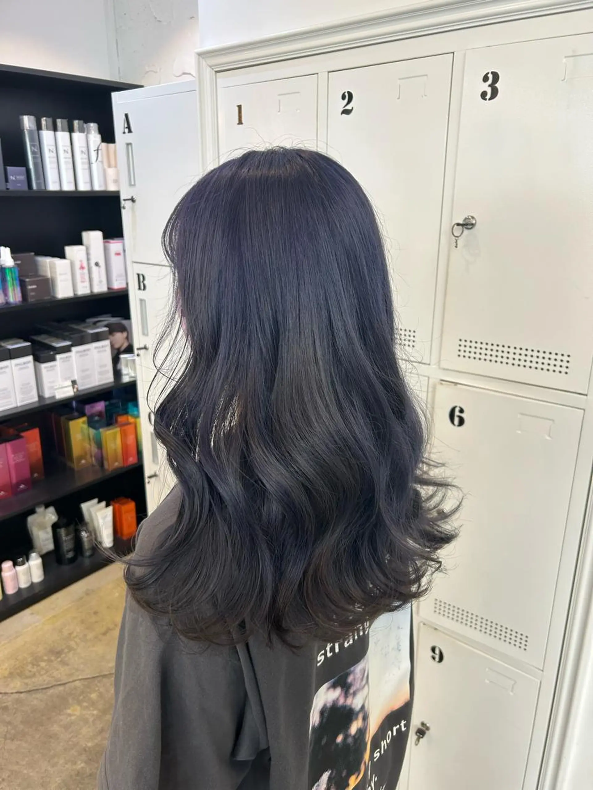 ロング カラー 🌷ラベンダーピンク 顔まわり🌷ねいろのヘアスタイル