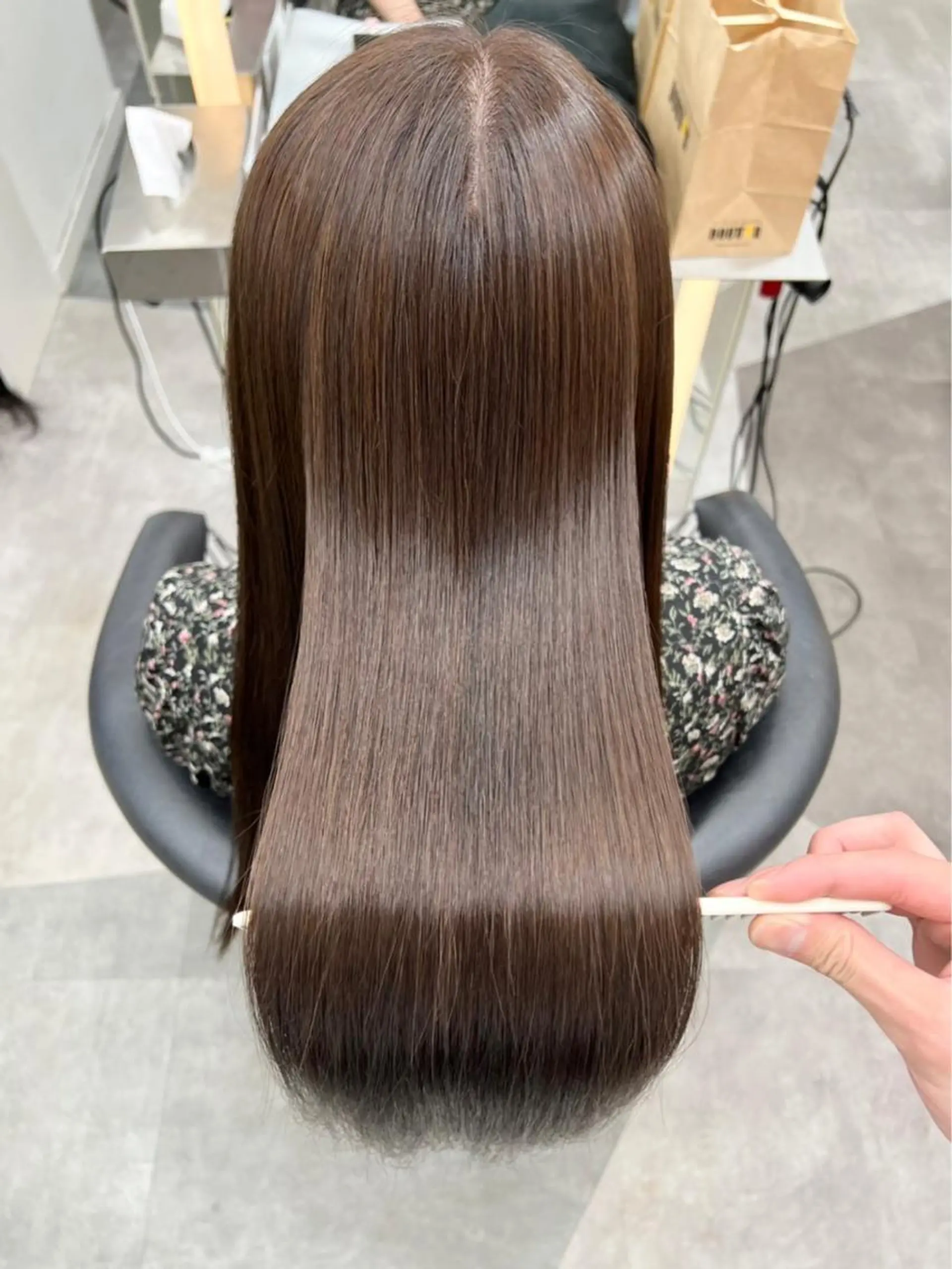 莉乃/縮毛矯正/髪質 改善/艶カラーのヘアスタイル