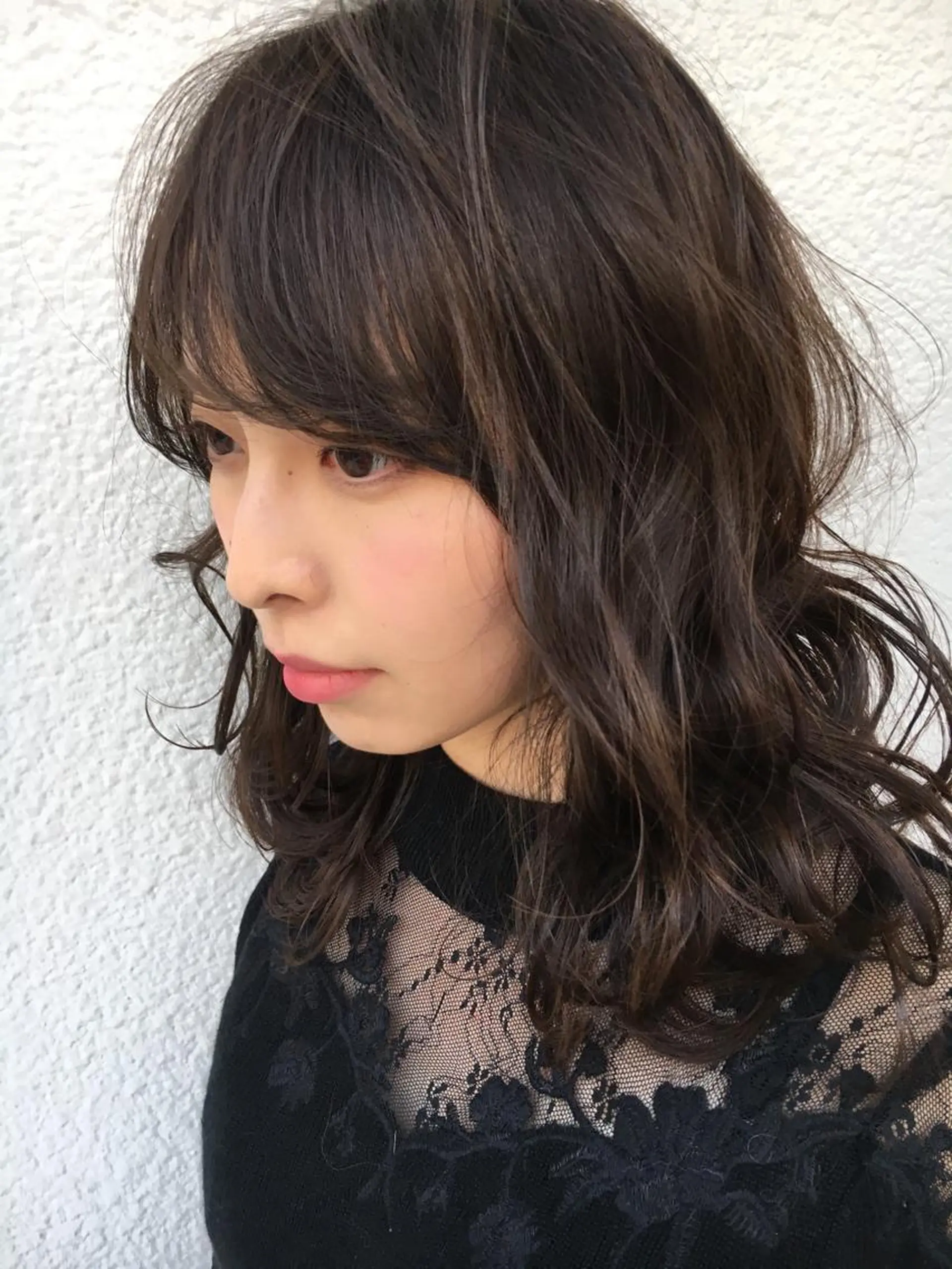 ミディアム カット パーマ 🌈韓国ヘア KOUSEI🌈のヘアスタイル