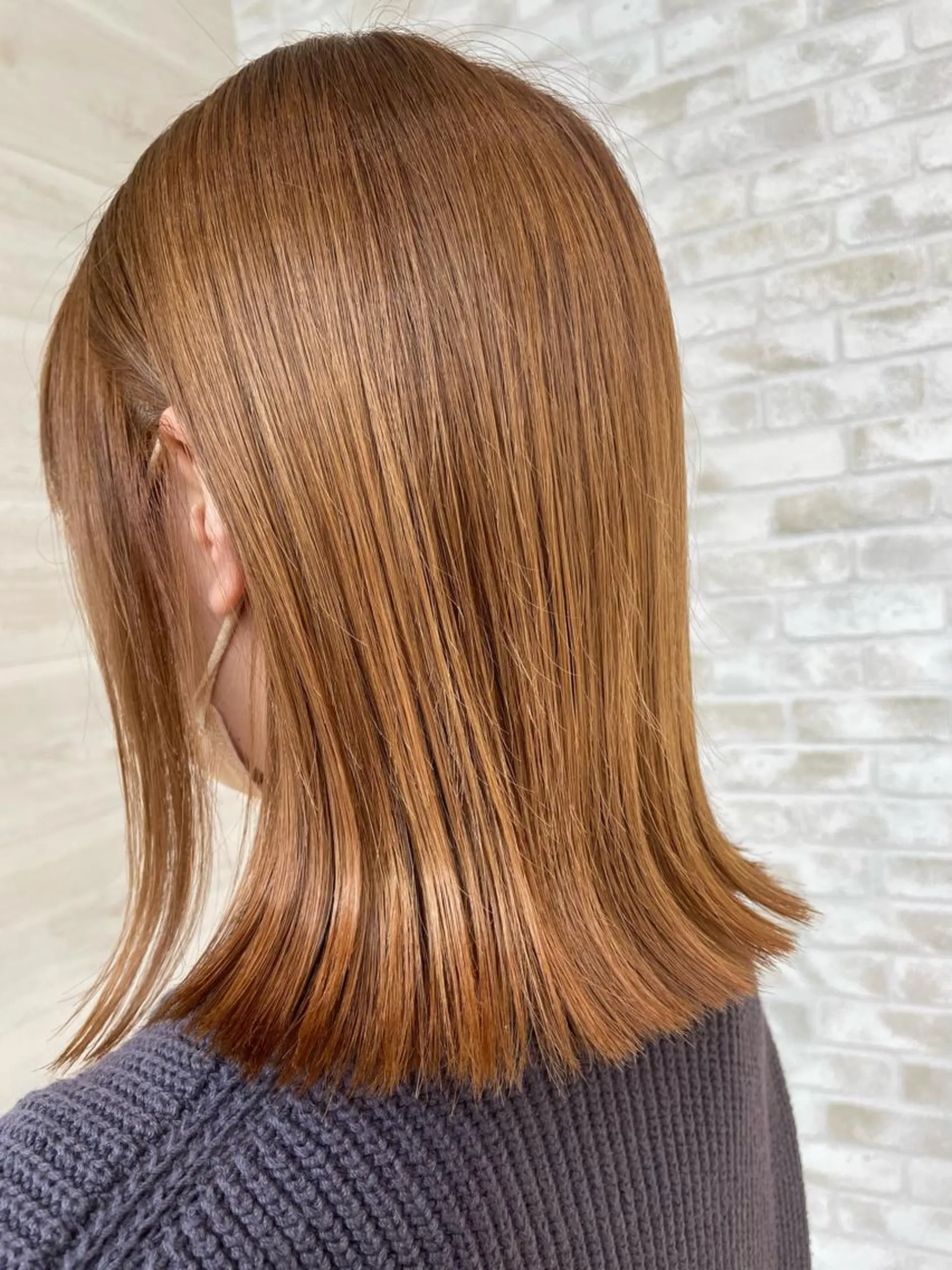 ミディアム カラー 🫧美髪矯正/ 髪質改善/藤平健太のヘアスタイル