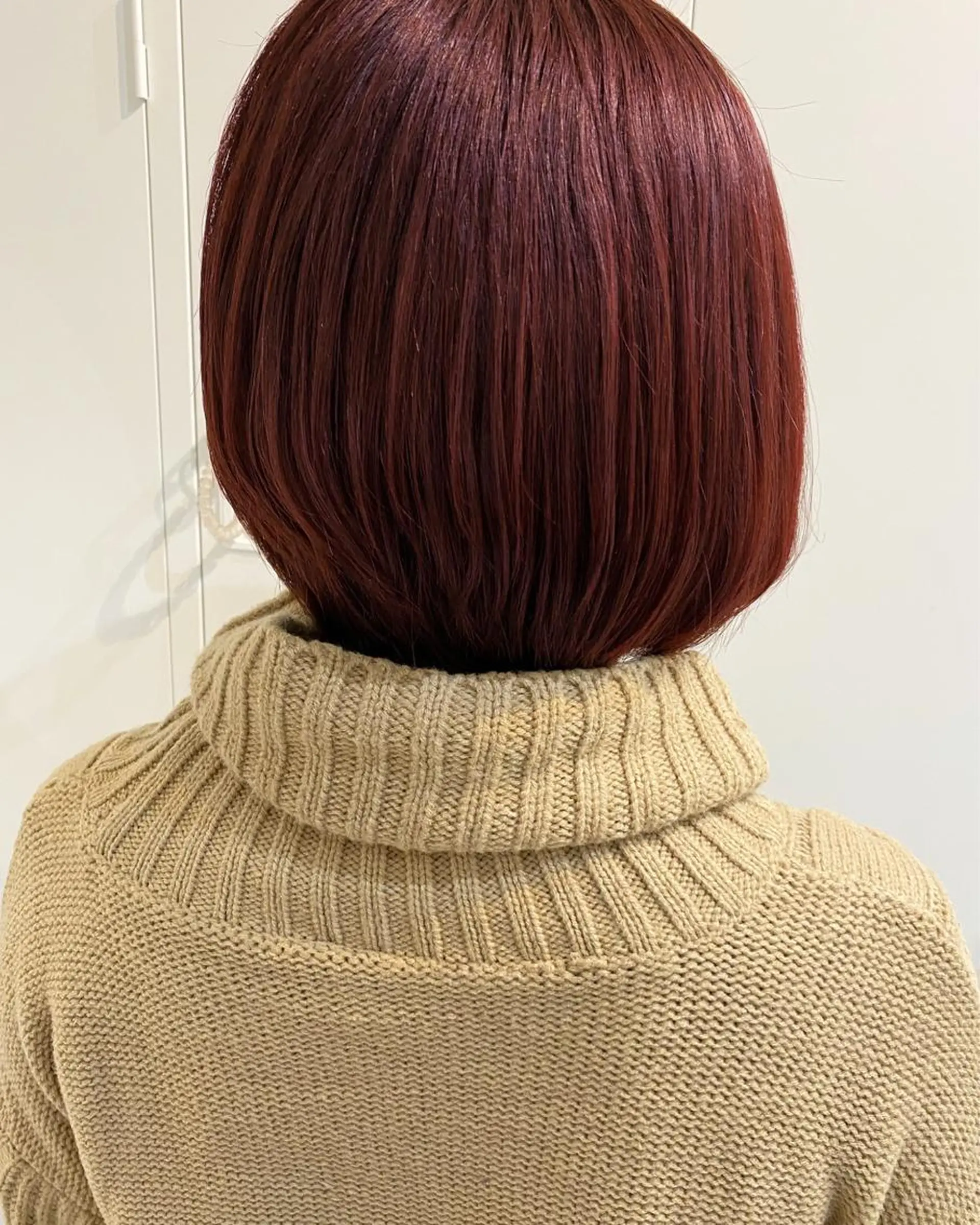 ショート カラー ピンクカラー レッドカラー ヘアカラー トリートメント 🎀暖色カラー🎀 おかだみほのヘアスタイル