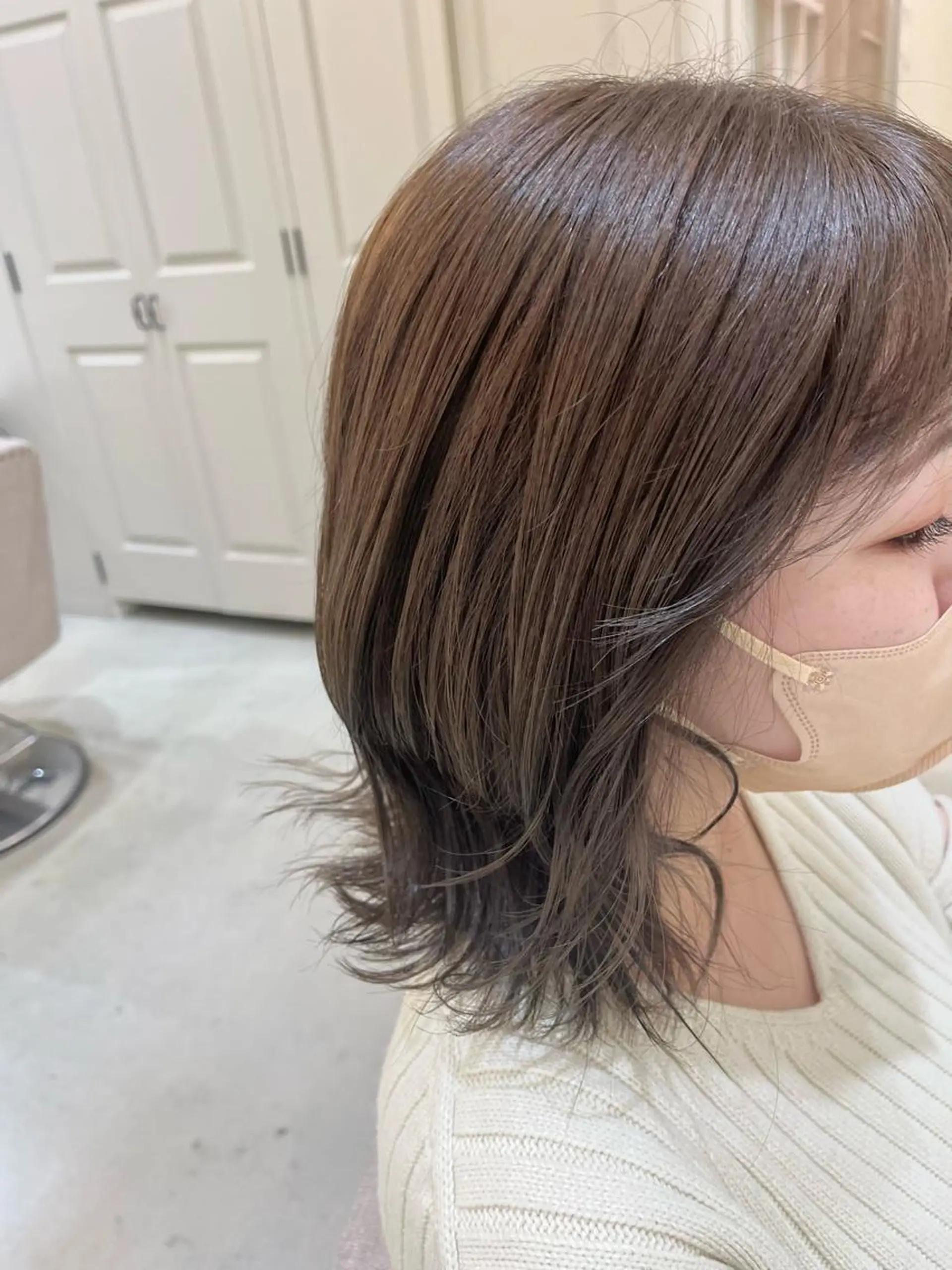 ミディアム 後藤 由希のヘアスタイル