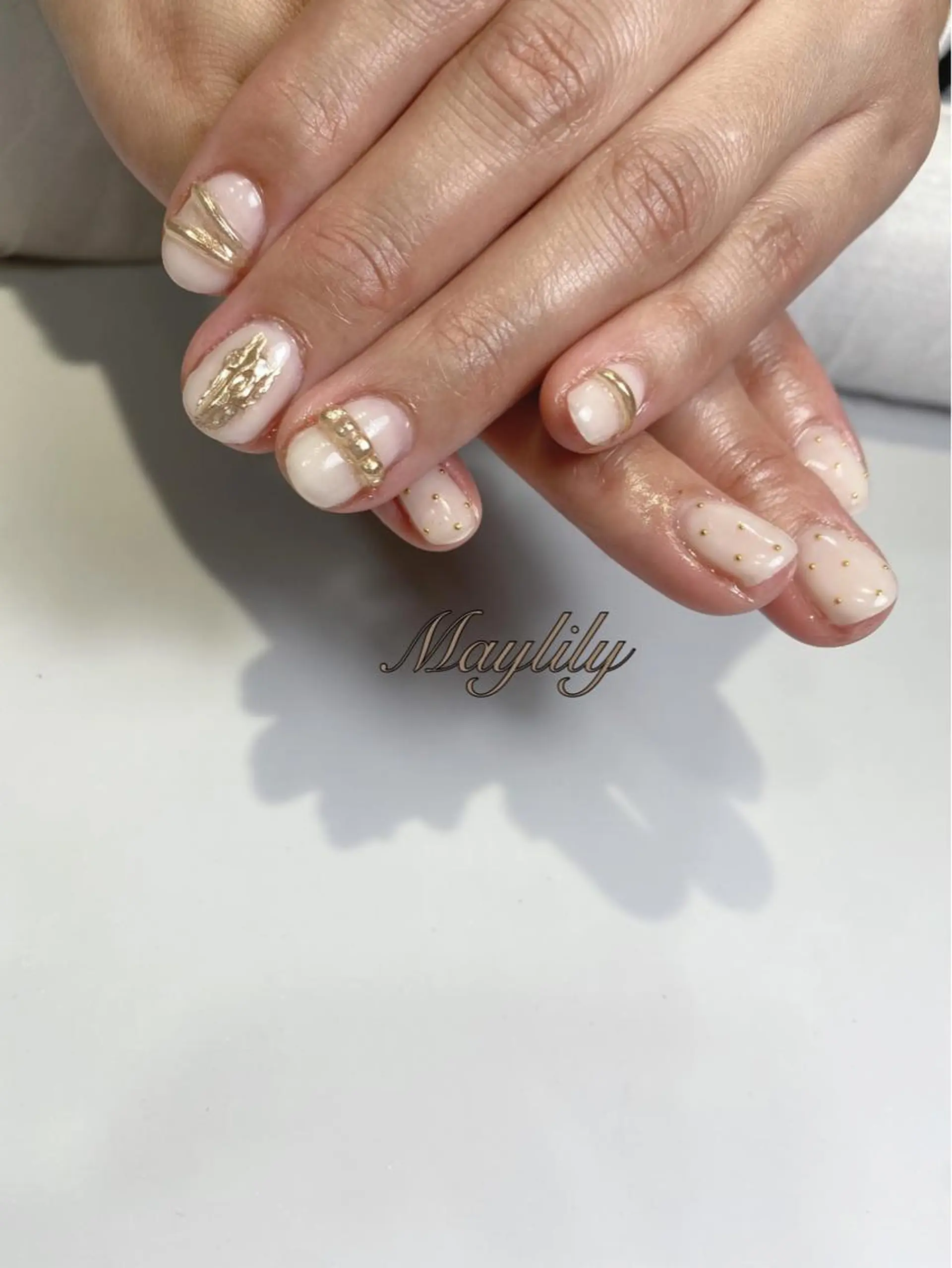 ネイル 持ち込み ハンドネイル Nail salon Maylilyのネイルデザイン