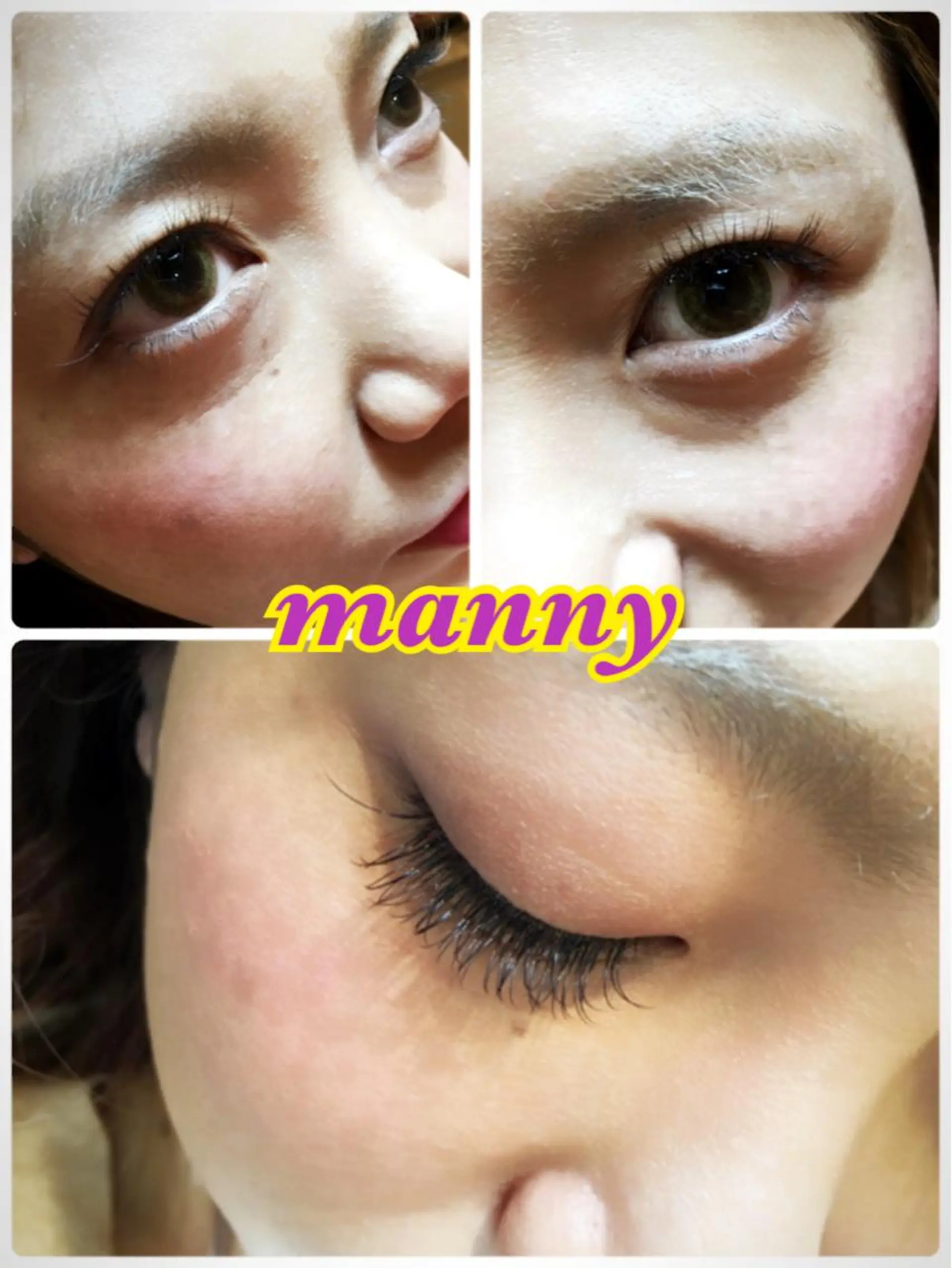 マツエク・マツパ Cカール 目尻長め manny eyelashのマツエク・マツパデザイン