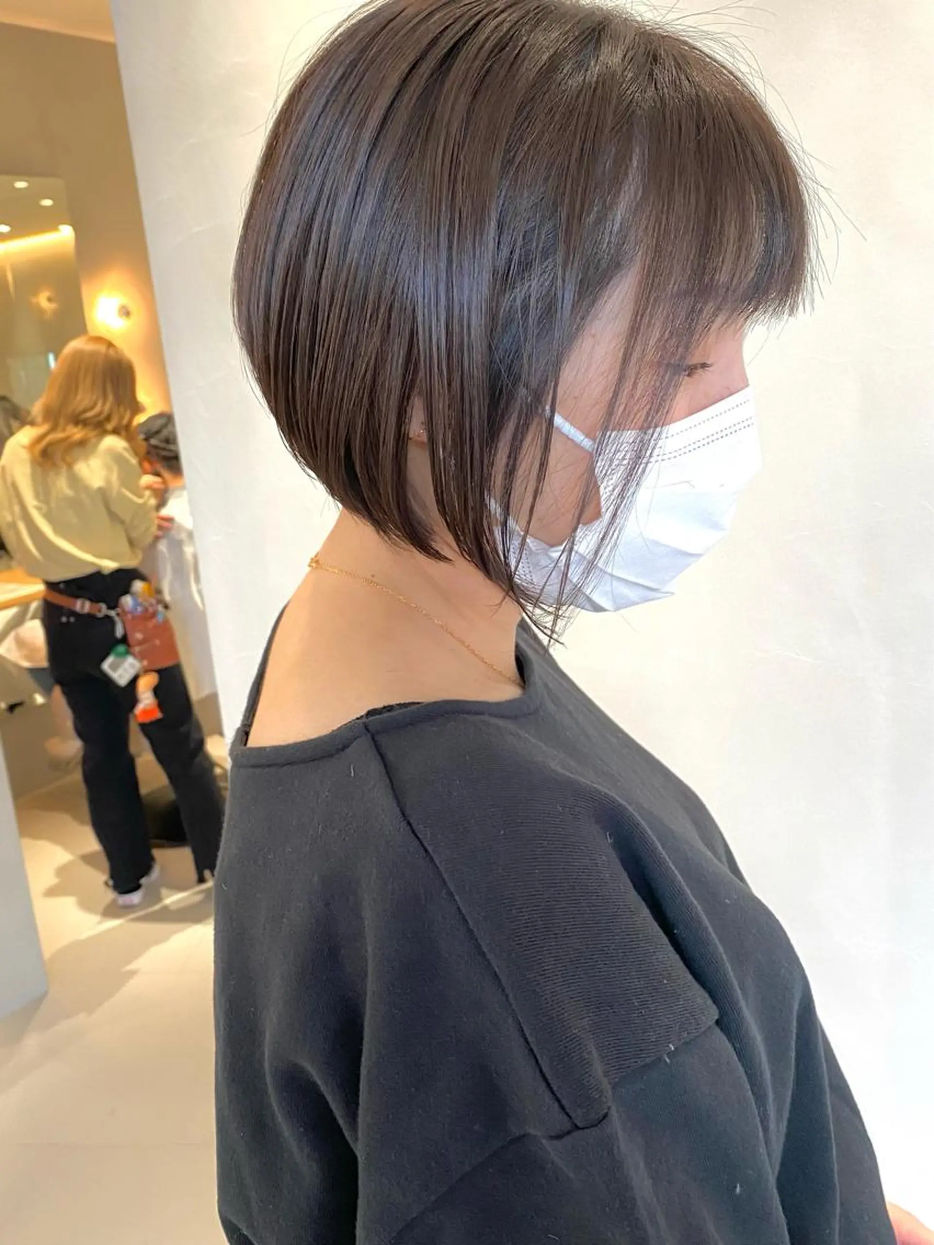 ショート カラー ボブ ショートヘア カット ヘアカラー トリートメント 谷合 貴志のヘアスタイル