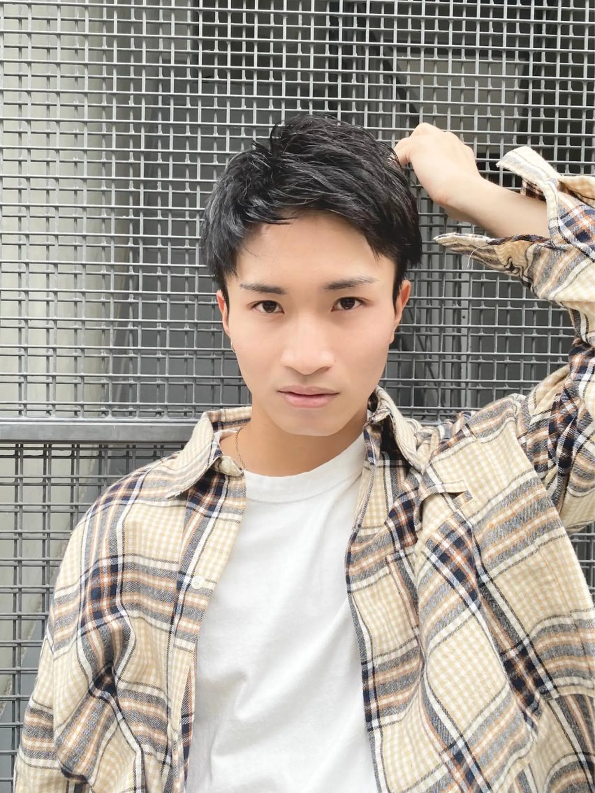 カラー パーマ メンズ カット ヘアカラー パーマ ヘアセット メンズブリーチカラー /パーマ ごーた立川のヘアスタイル