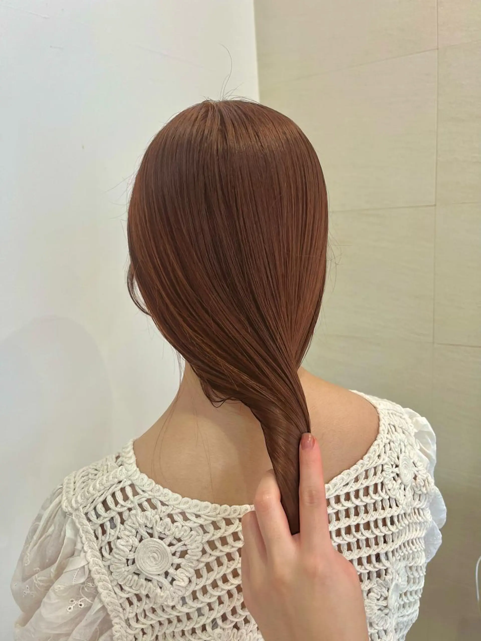 セミロング カット ヘアカラー トリートメント 🌸暖色カラー/ボブ 一色愛海🌸のヘアスタイル