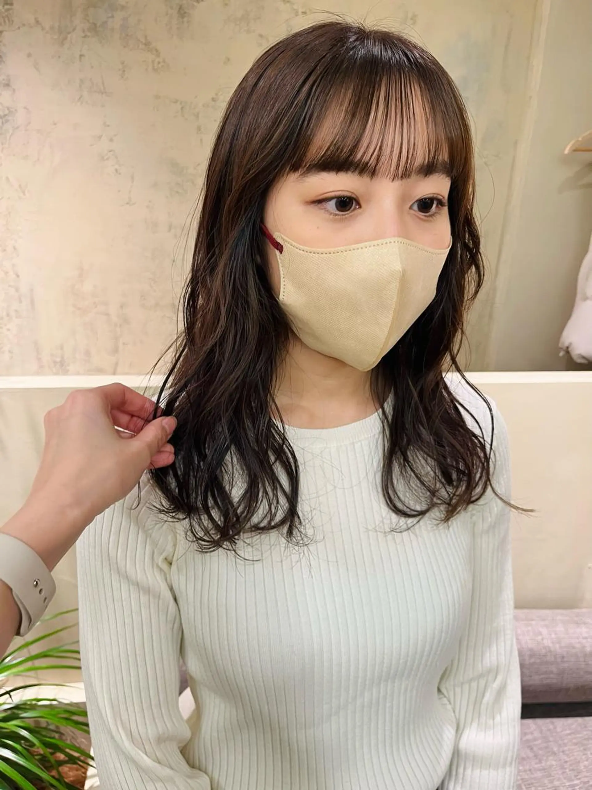 セミロング カラー 西山 紗耶香🪽 透明感カラー/ボブのヘアスタイル