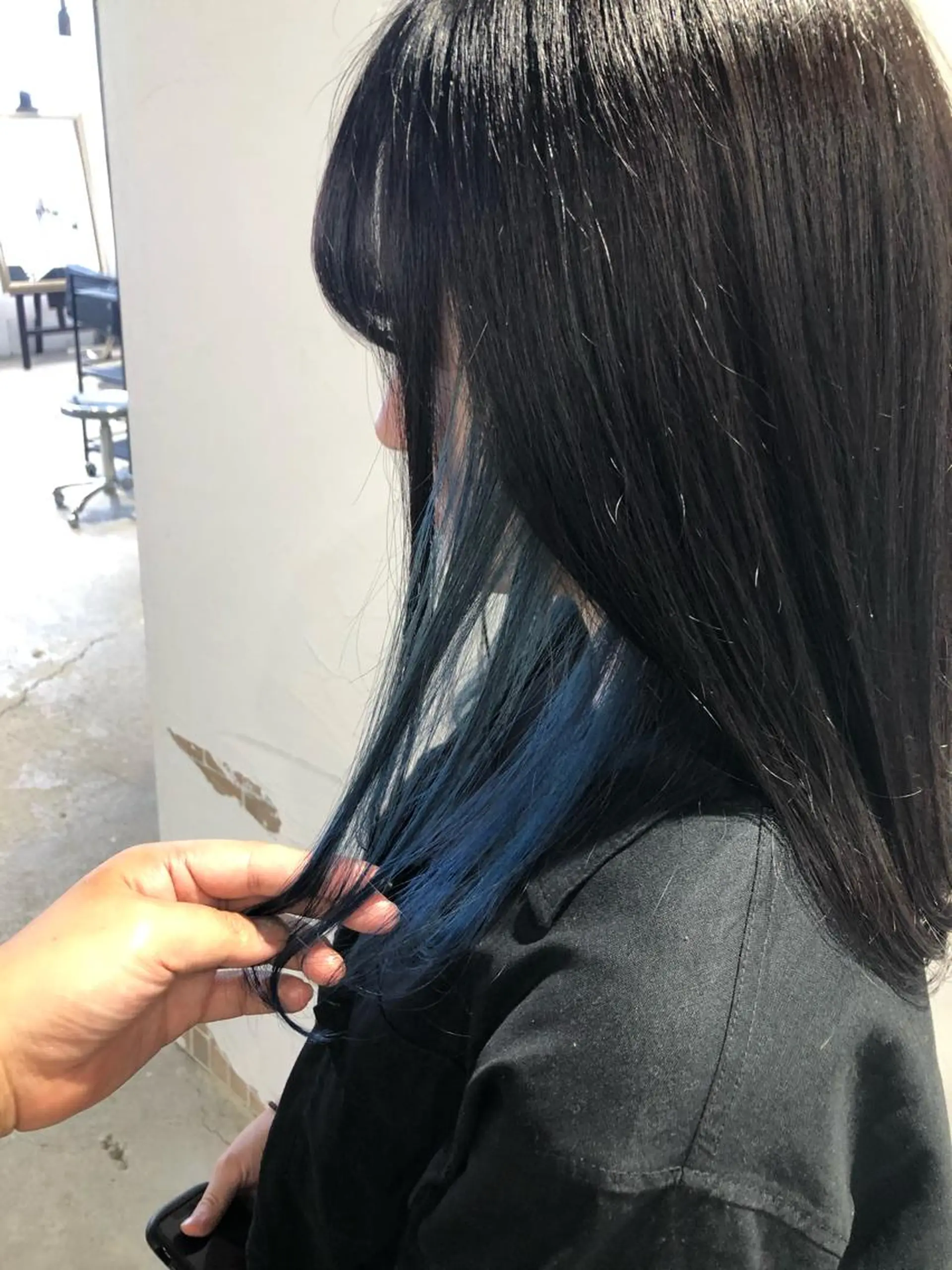 ミディアム カラー 当日予約🆗ショート /ハイライト/松本のヘアスタイル