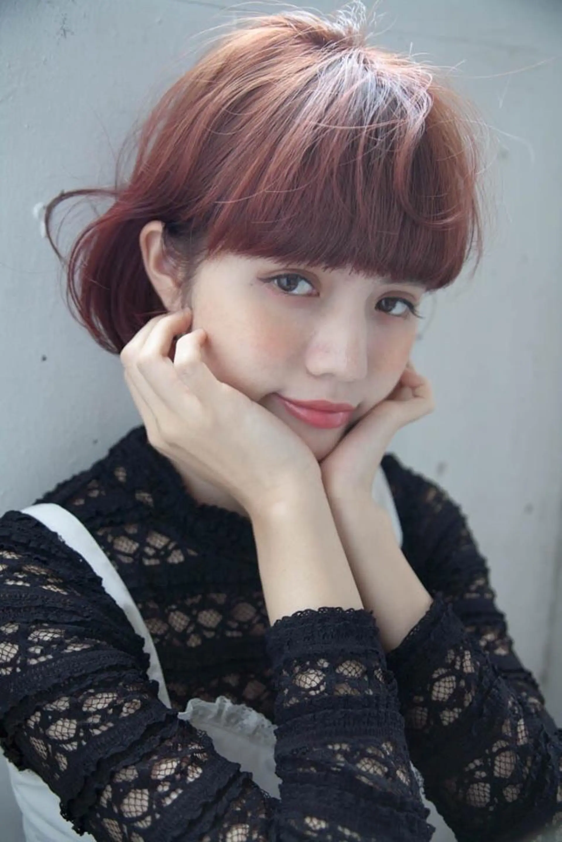ショート カラー パーマ ボブ 代官山 ボブヘアーのヘアスタイル