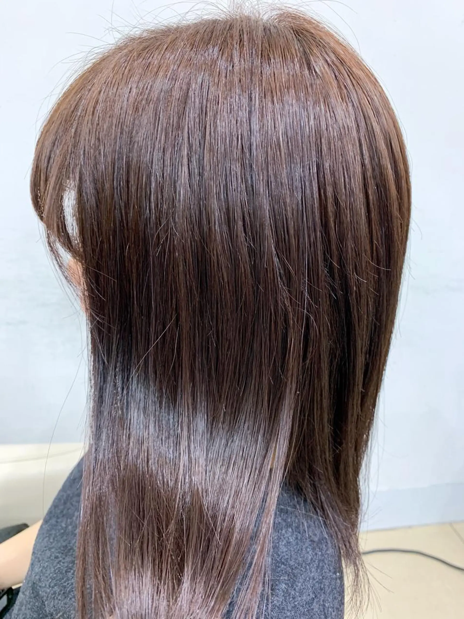 セミロング パーマ 縮毛矯正/髪質改善 /韓国風　山川春輝のヘアスタイル