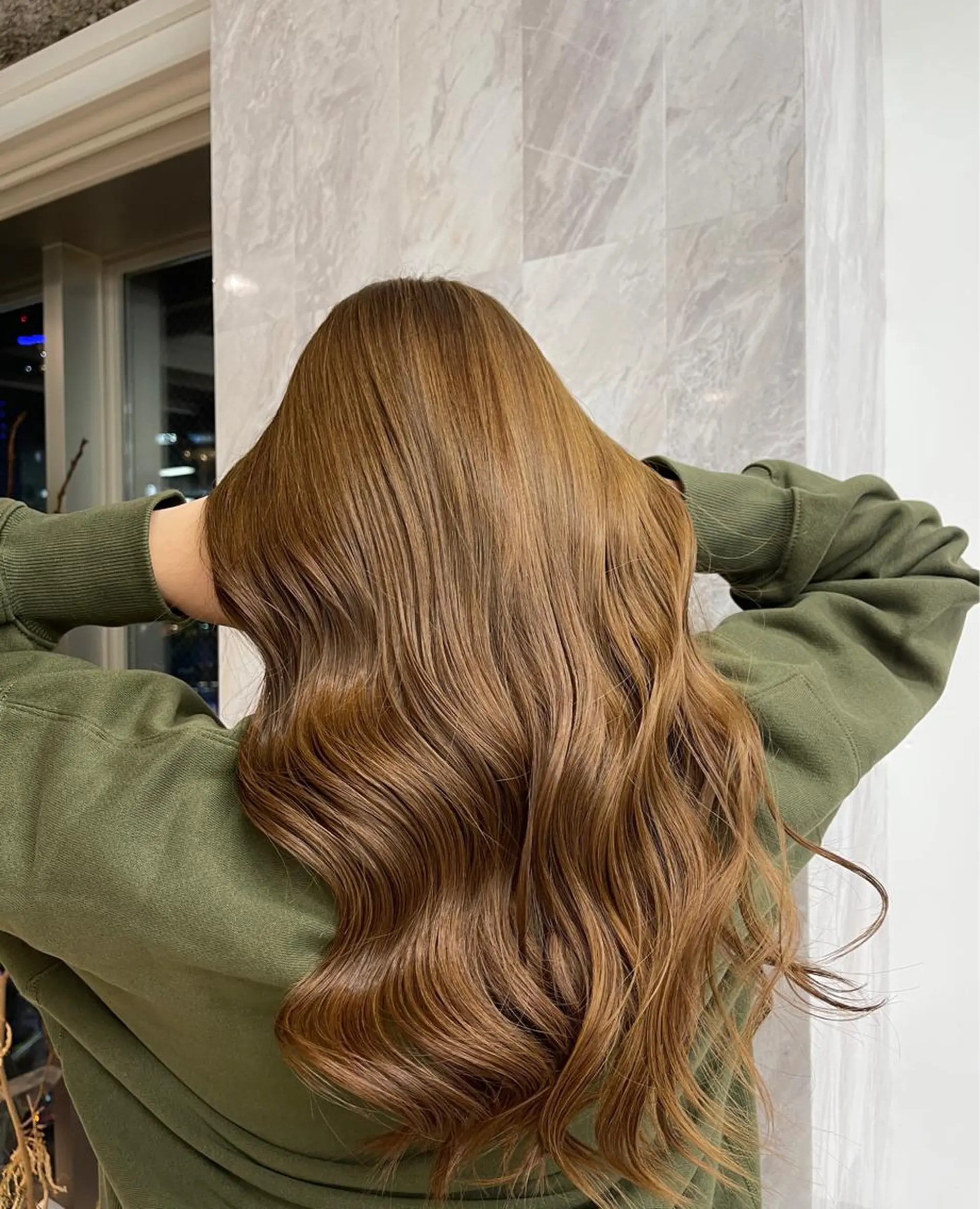 ロング カラー ベージュカラー ブリーチ カット ヘアカラー トリートメント himeka🪽 アレンジ/ブリーチのヘアスタイル