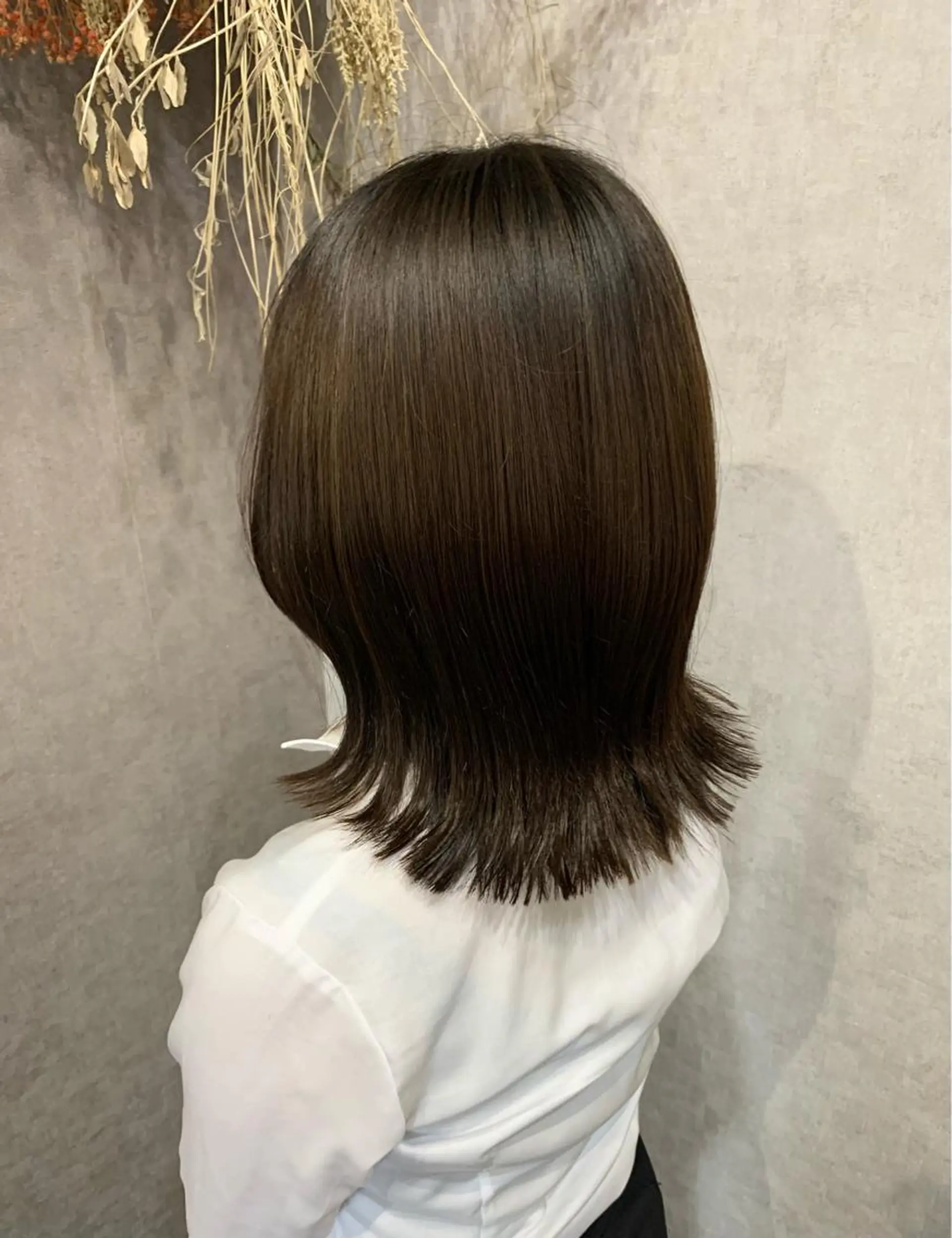 ミディアム giniro ホソミのヘアスタイル