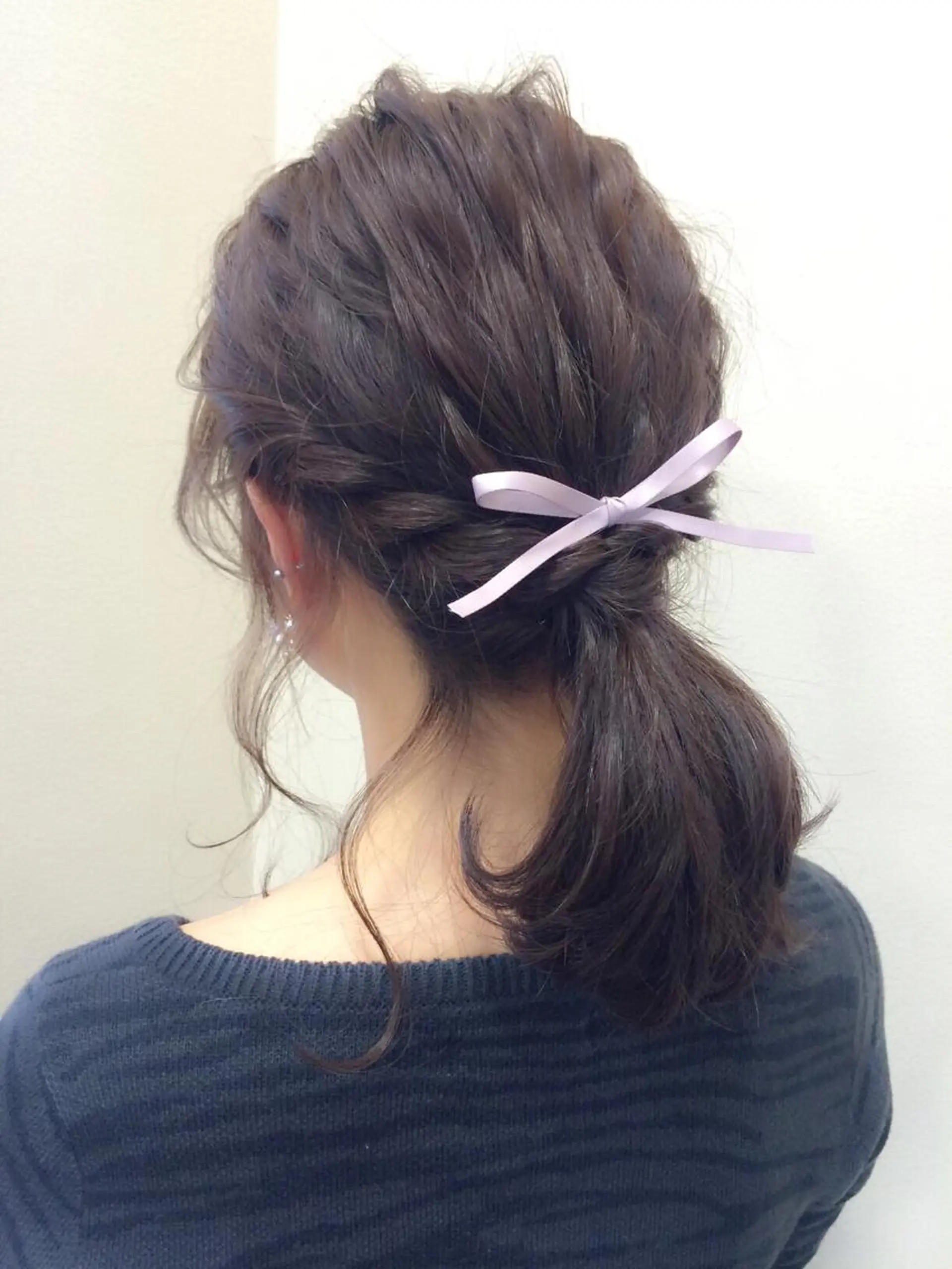 ミディアム セミロング ヘアアレンジ 沢田 瞳のヘアスタイル