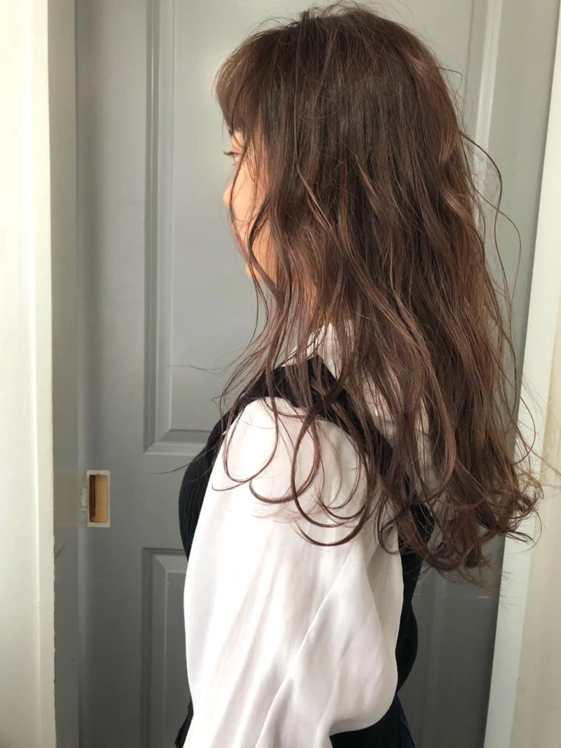 ロング カラー ベージュカラー ブリーチ ケアブリーチ ハイライトカラー ピンクカラー Pia ツボイ ケイタのヘアスタイル