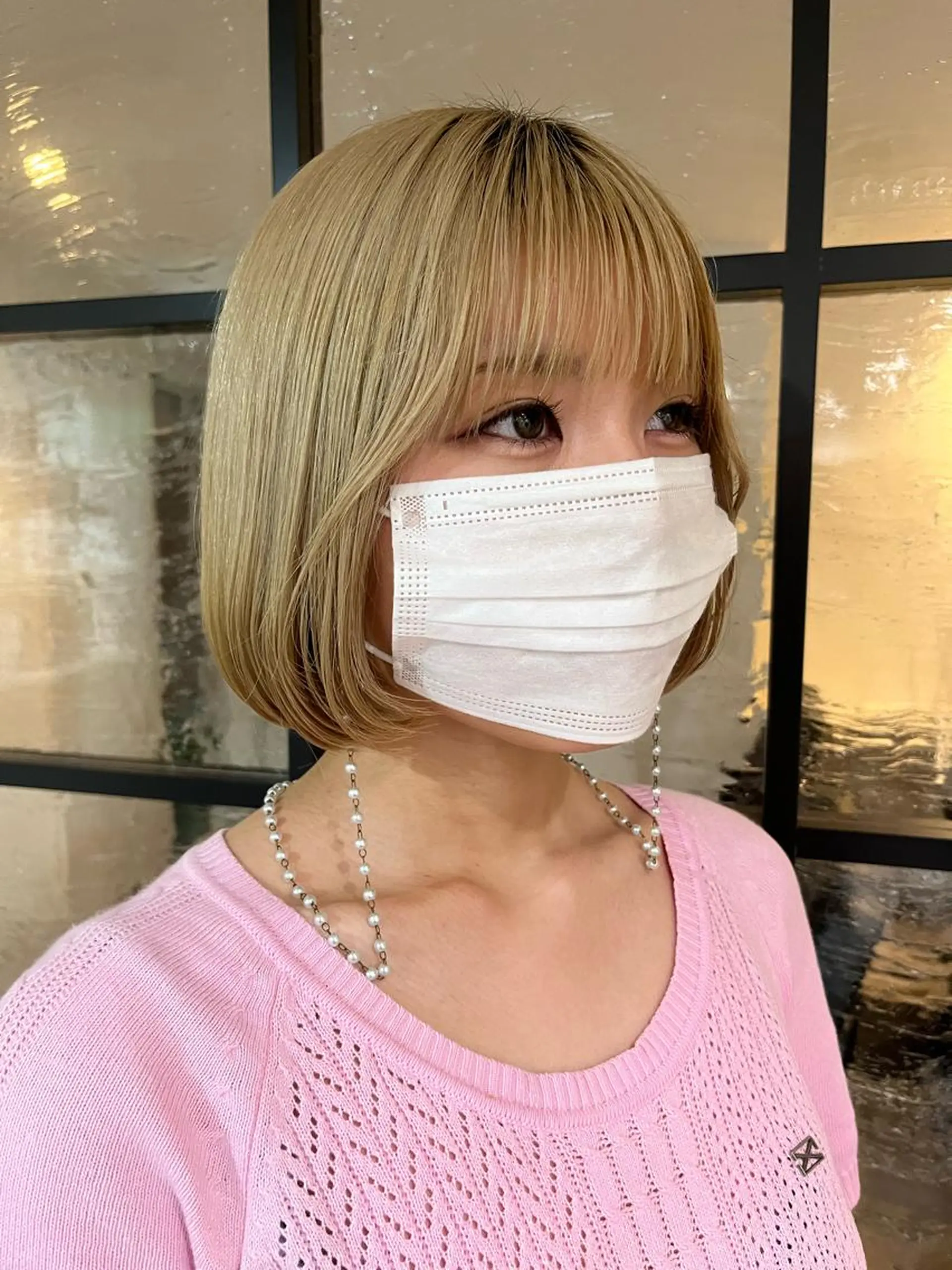 ミディアム 韓国風ヘア 木戸 愛美のヘアスタイル