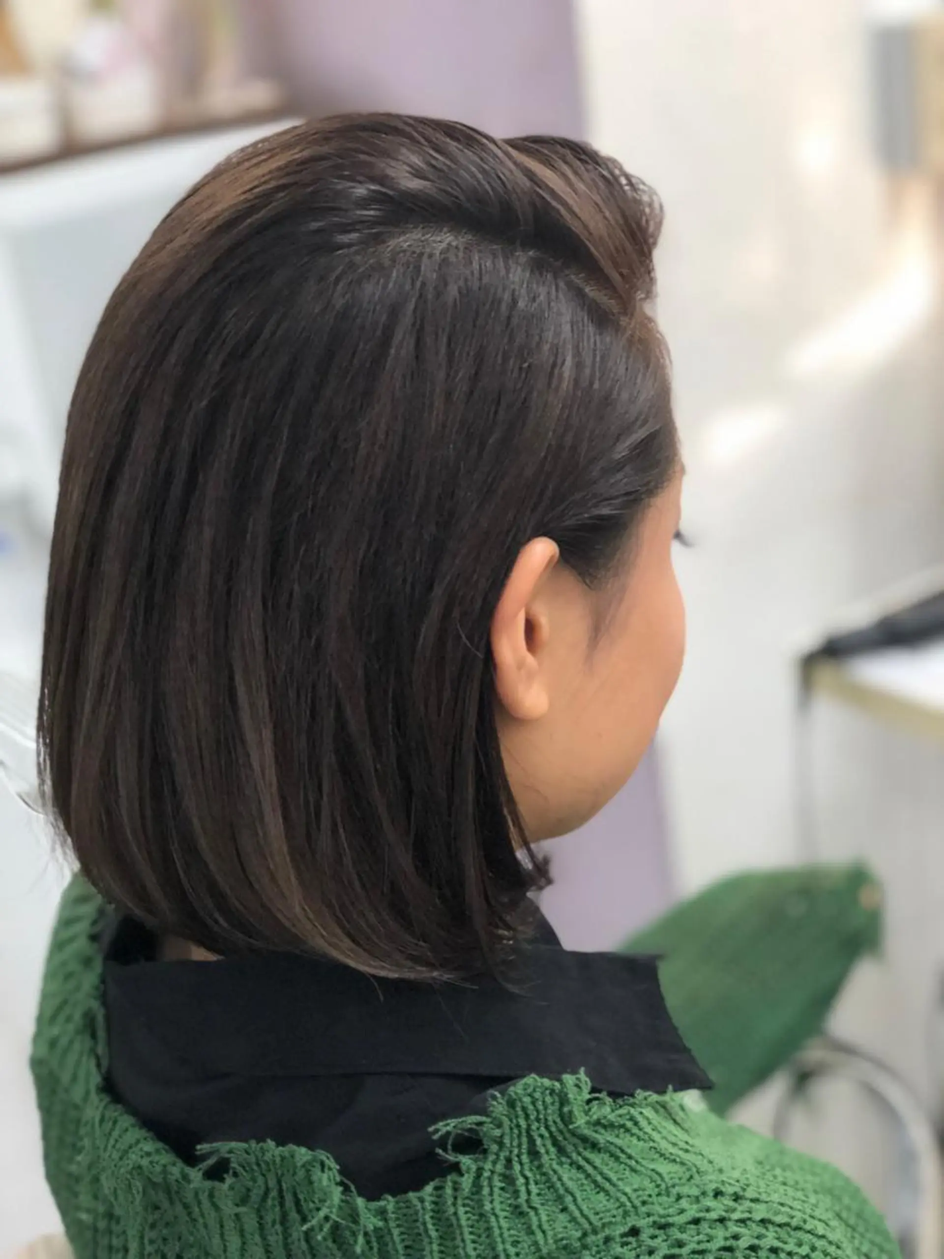 ショート カラー ヘアアレンジ 透明感カラー グレージュ 枝毛カット＆髪質改善 満足NO.1岡しゃんのヘアスタイル