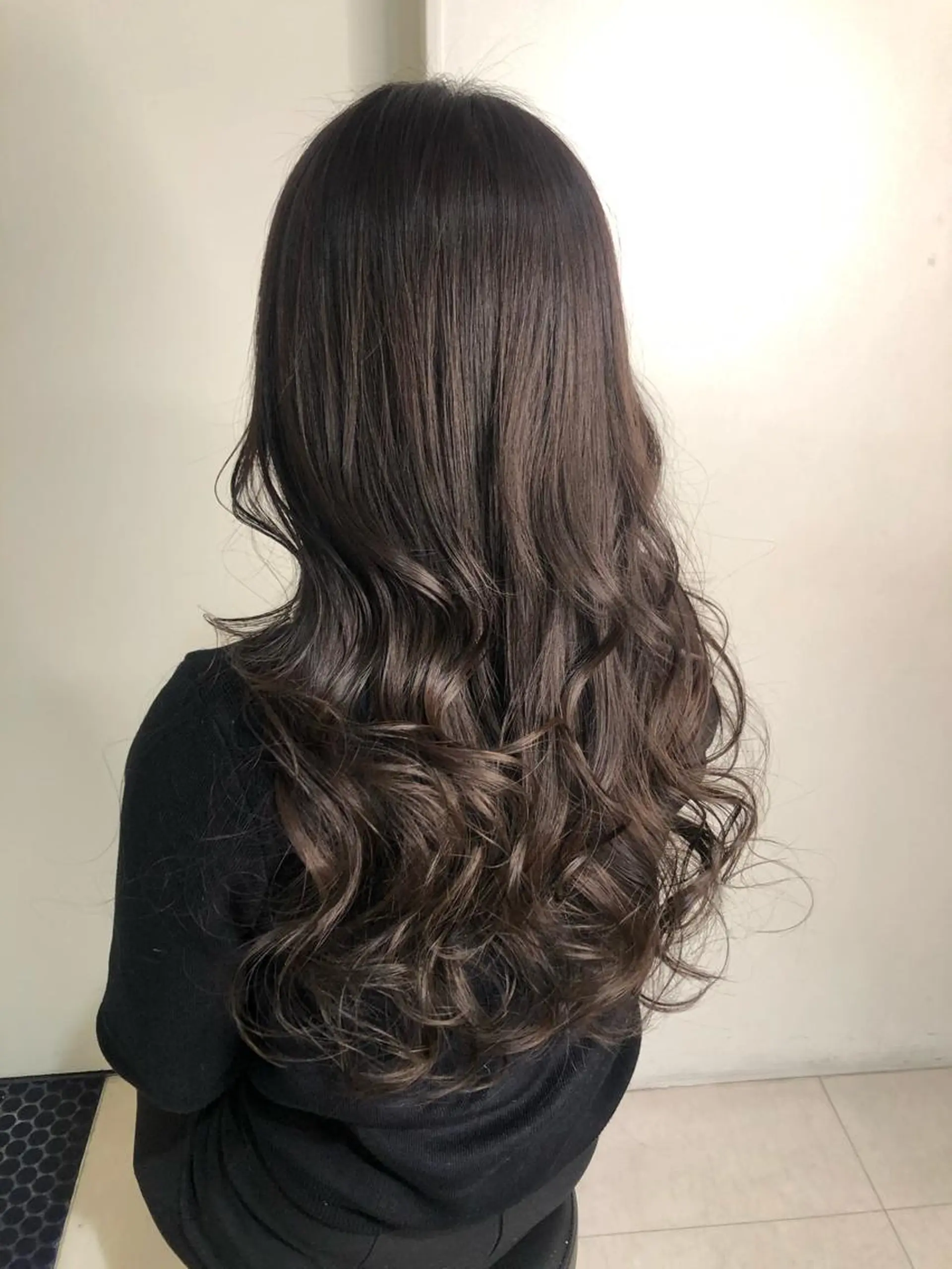 ロング カラー ヘアアレンジ マツエク・マツパ グレージュ カット ヘアカラー トリートメント 透明感カラー🫧ヘア セット🫧松本菜月の眉毛・アイブロウイメージ