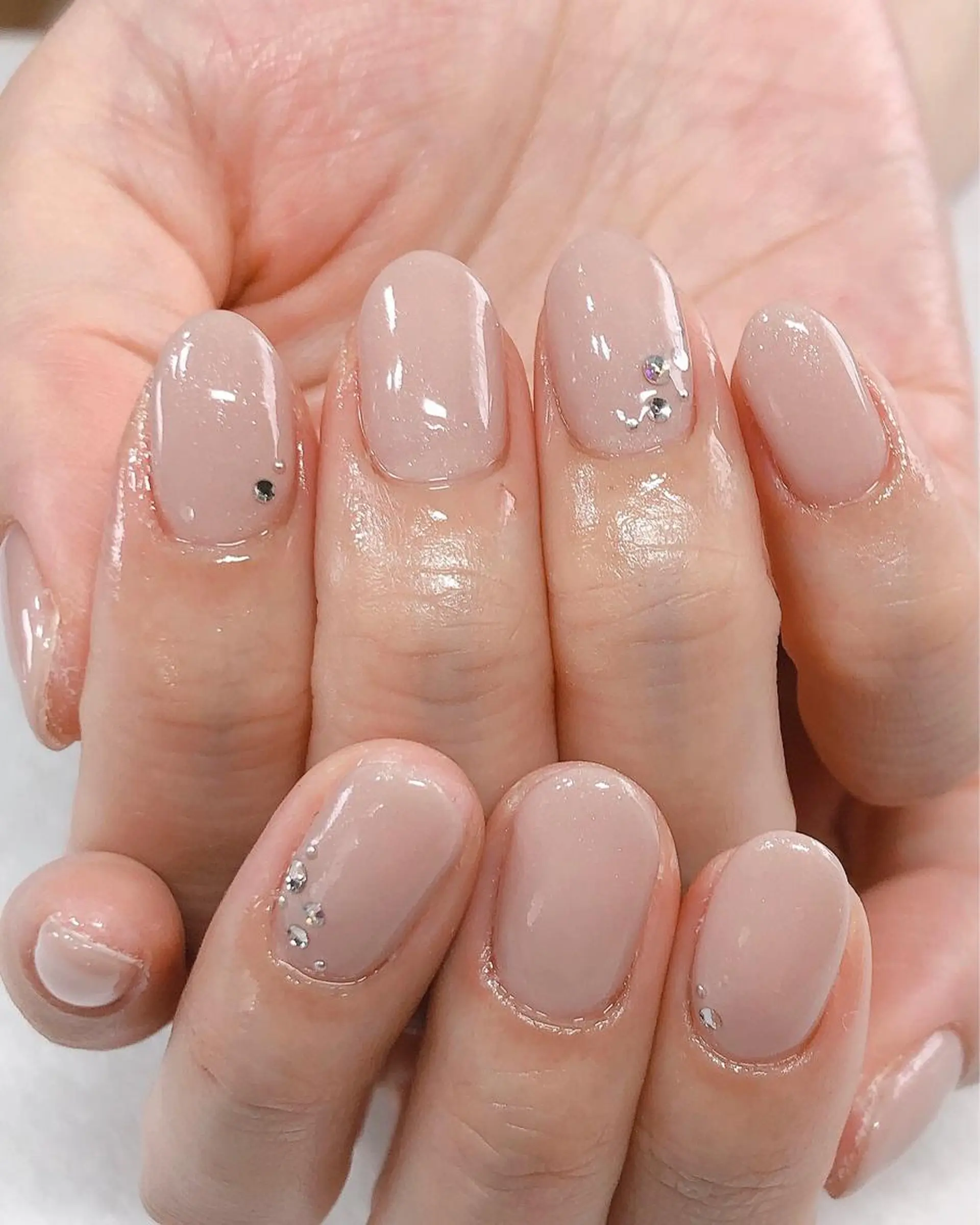 ネイル ジェルネイル シンプルネイル 東 千夏のネイルデザイン