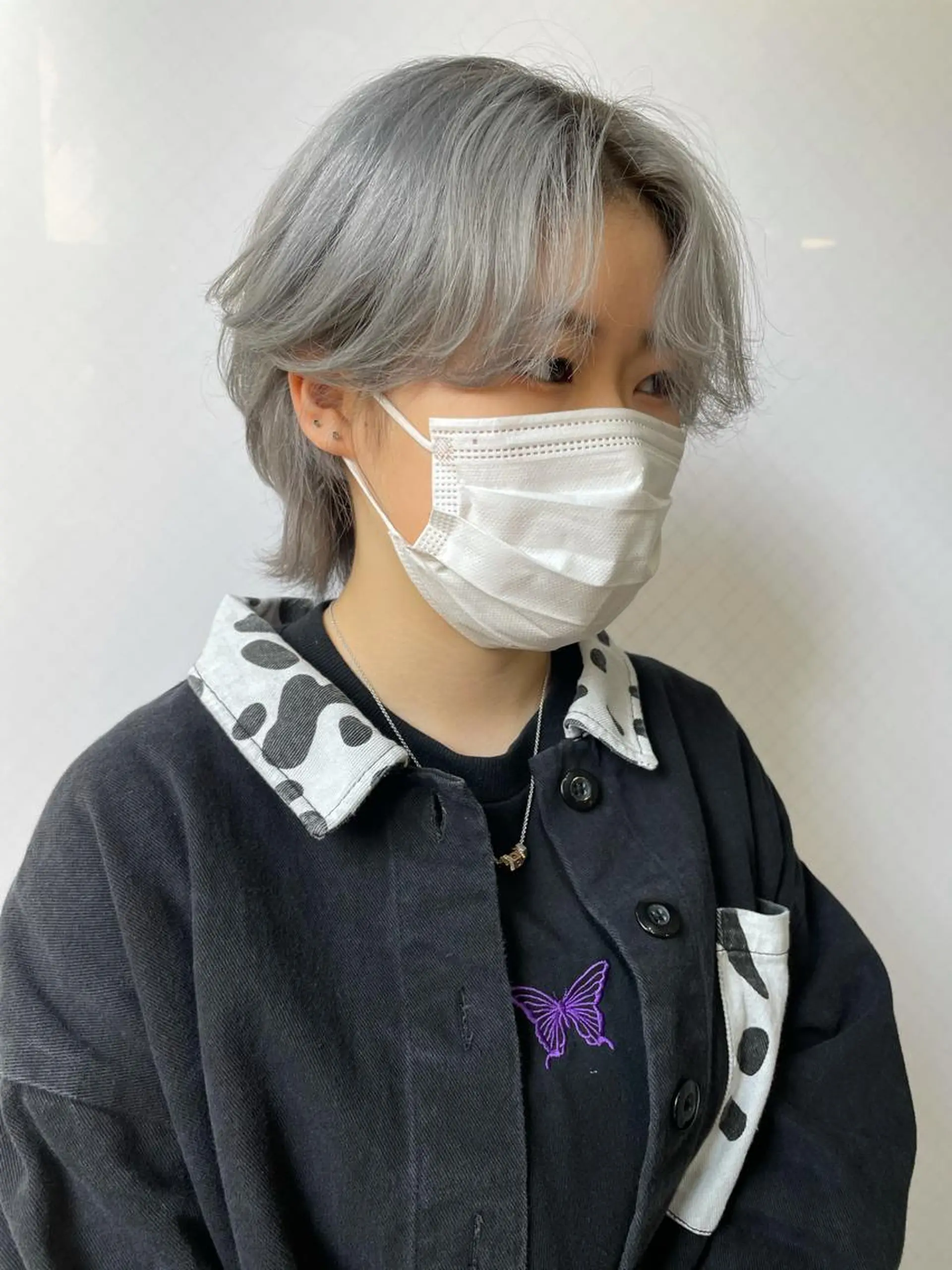 ショート カラー ヘアアレンジ 🫧🇰🇷韓国ヘア レイヤー🐺Yutaのヘアスタイル