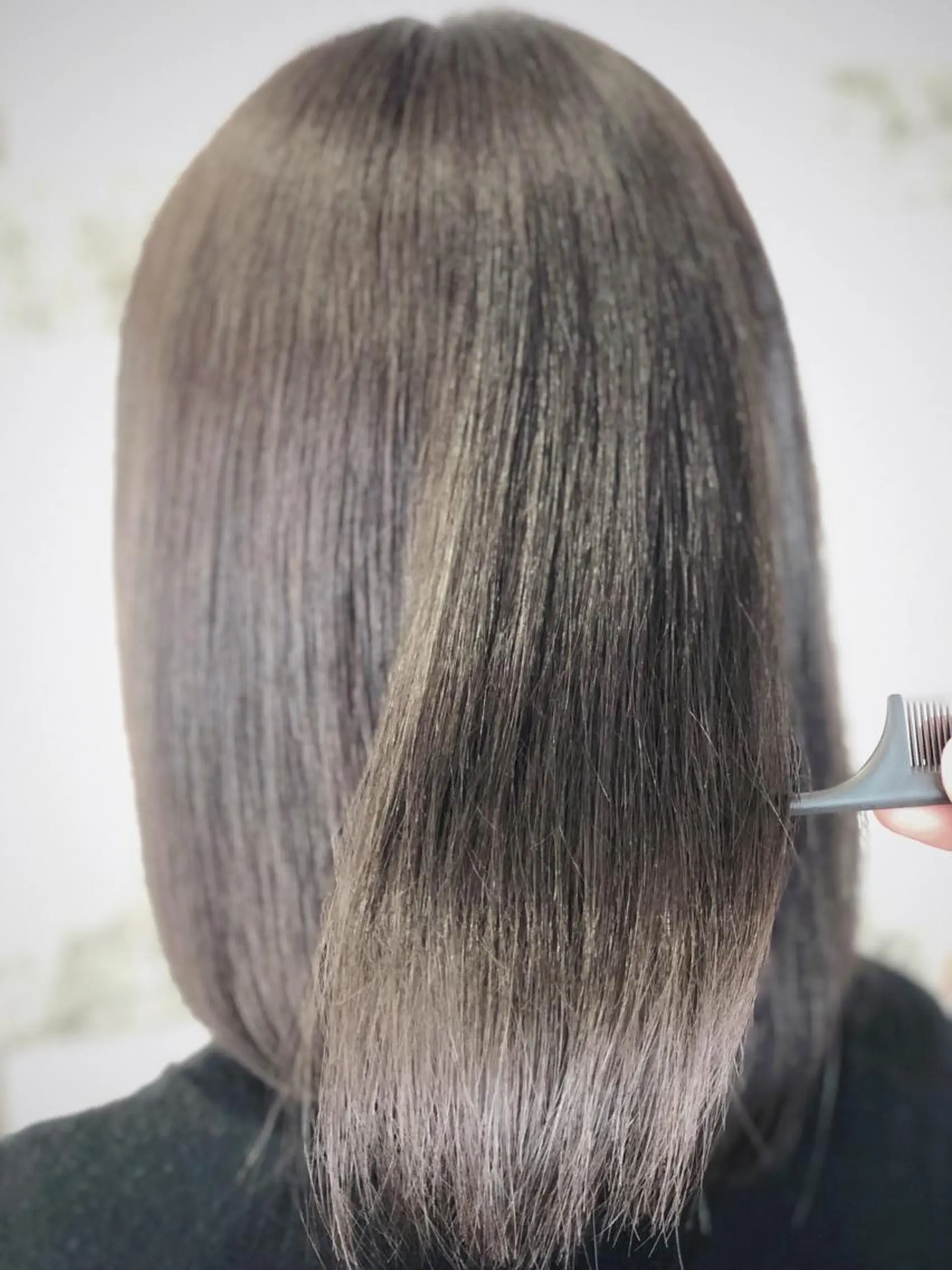 ミディアム カラー ブルーカラー ブルージュ イルミナカラー ラベンダーカラー トリートメント これた🧸ヘアメ職人 ♡髪質改善♡カラーのヘアスタイル