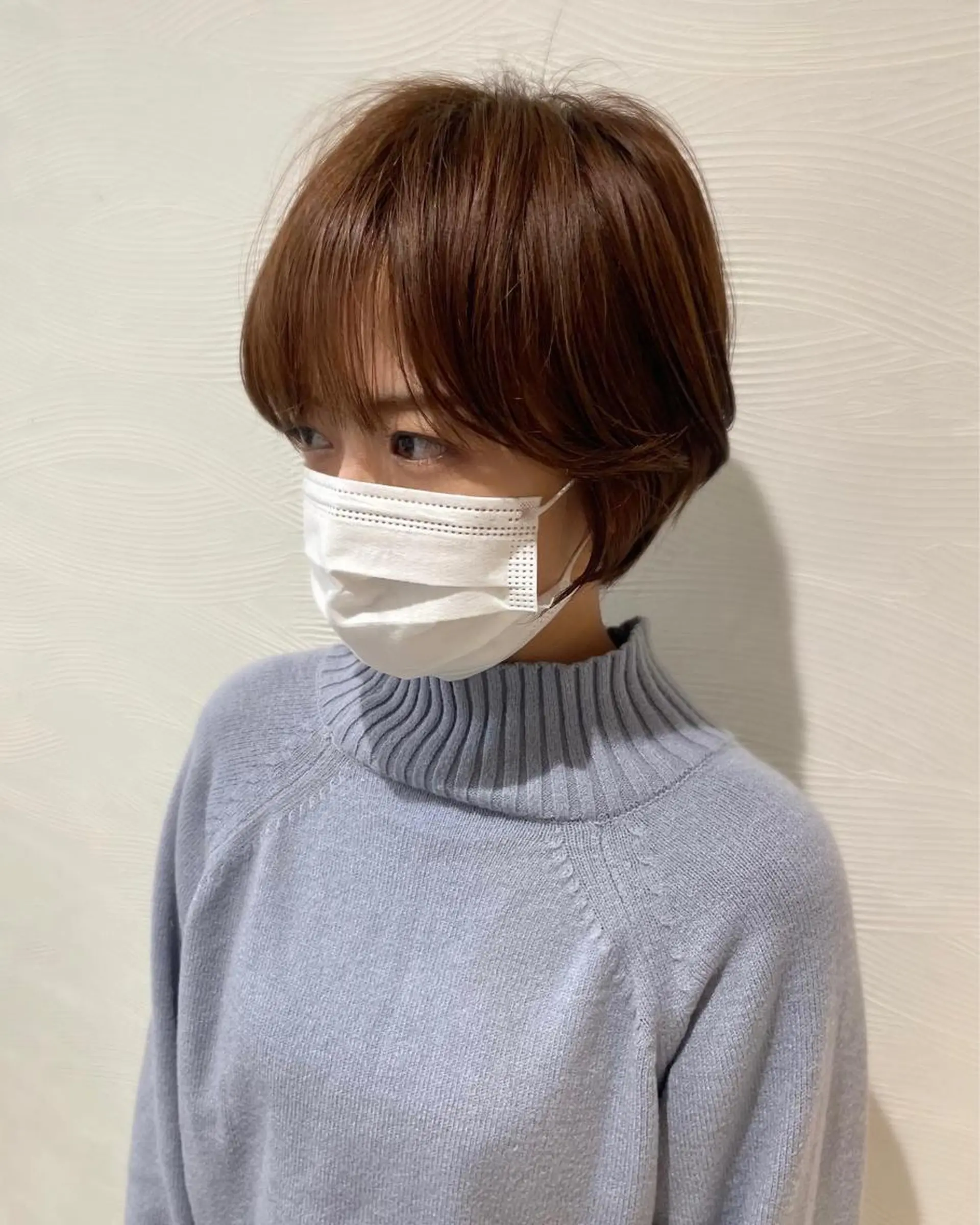 ショート 小顔カット✨ 透明感カラー/村上のヘアスタイル