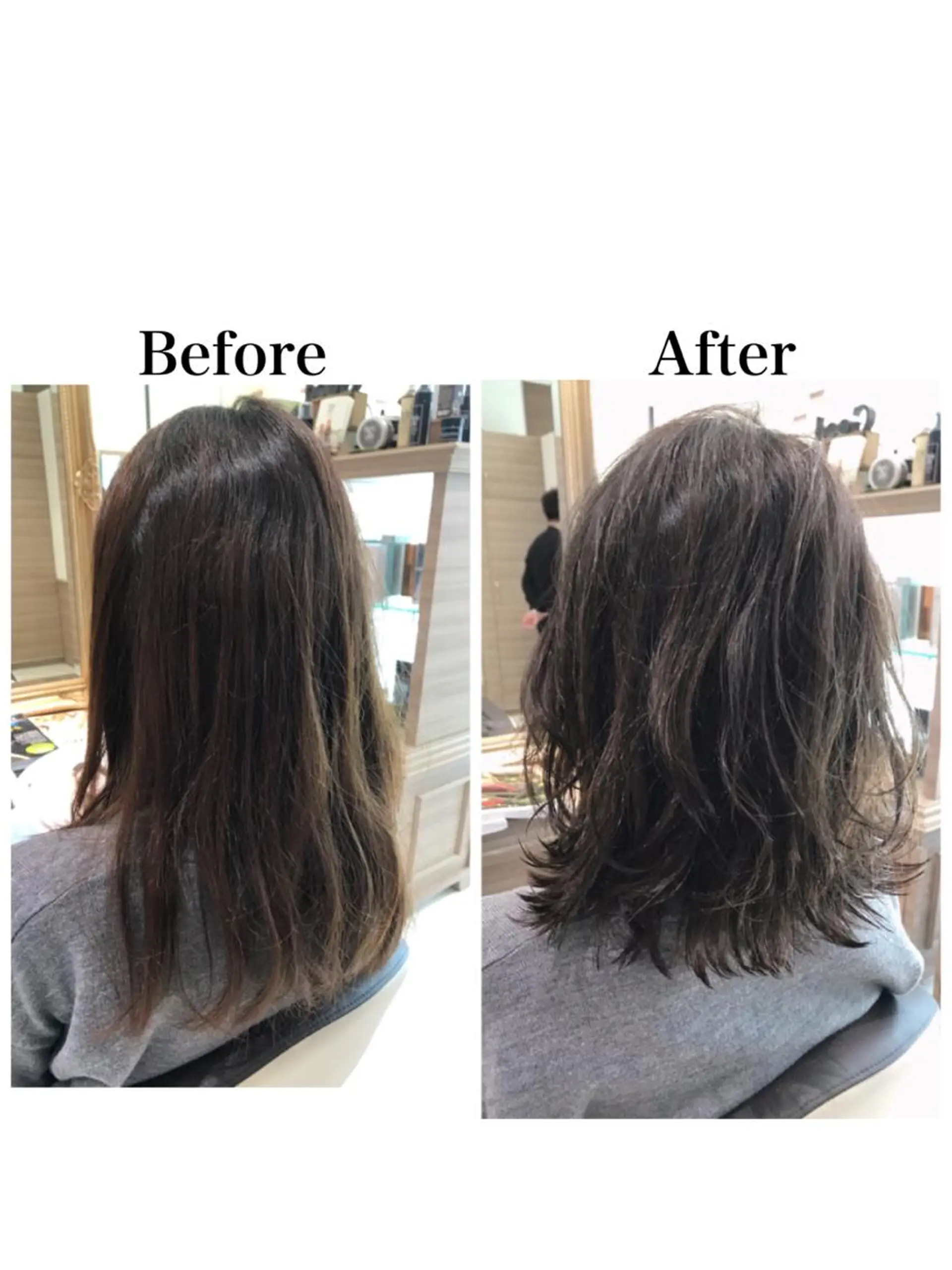 ミディアム レイヤーカット 新宿 木下拓哉のヘアスタイル