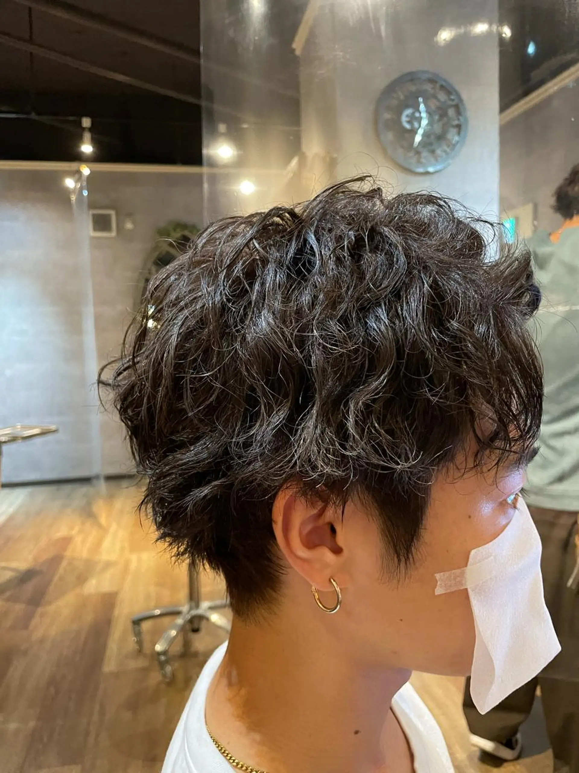 カラー パーマ メンズ 木下 龍斗のヘアスタイル
