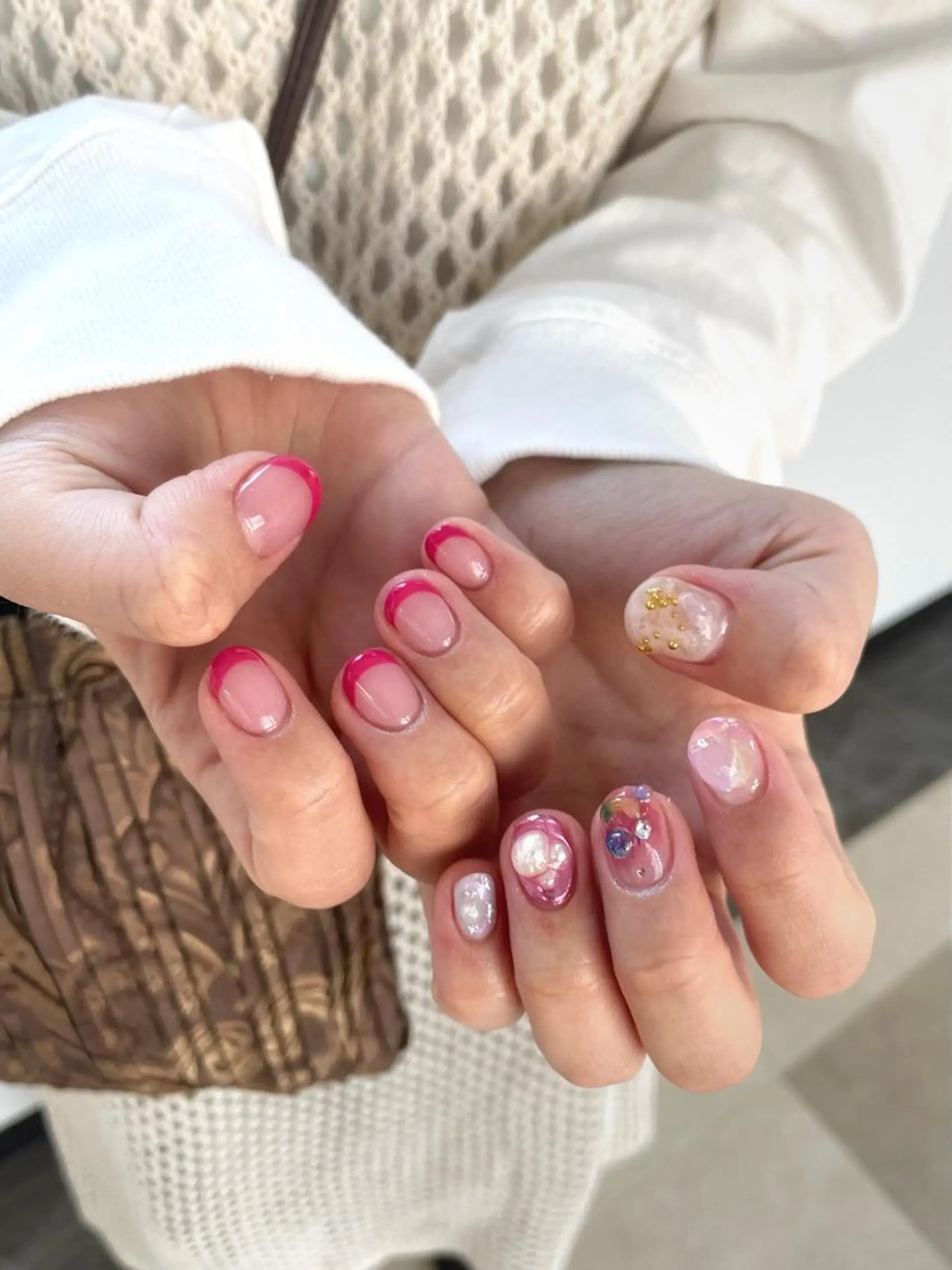 ショート m kaori𓃟のネイルデザイン