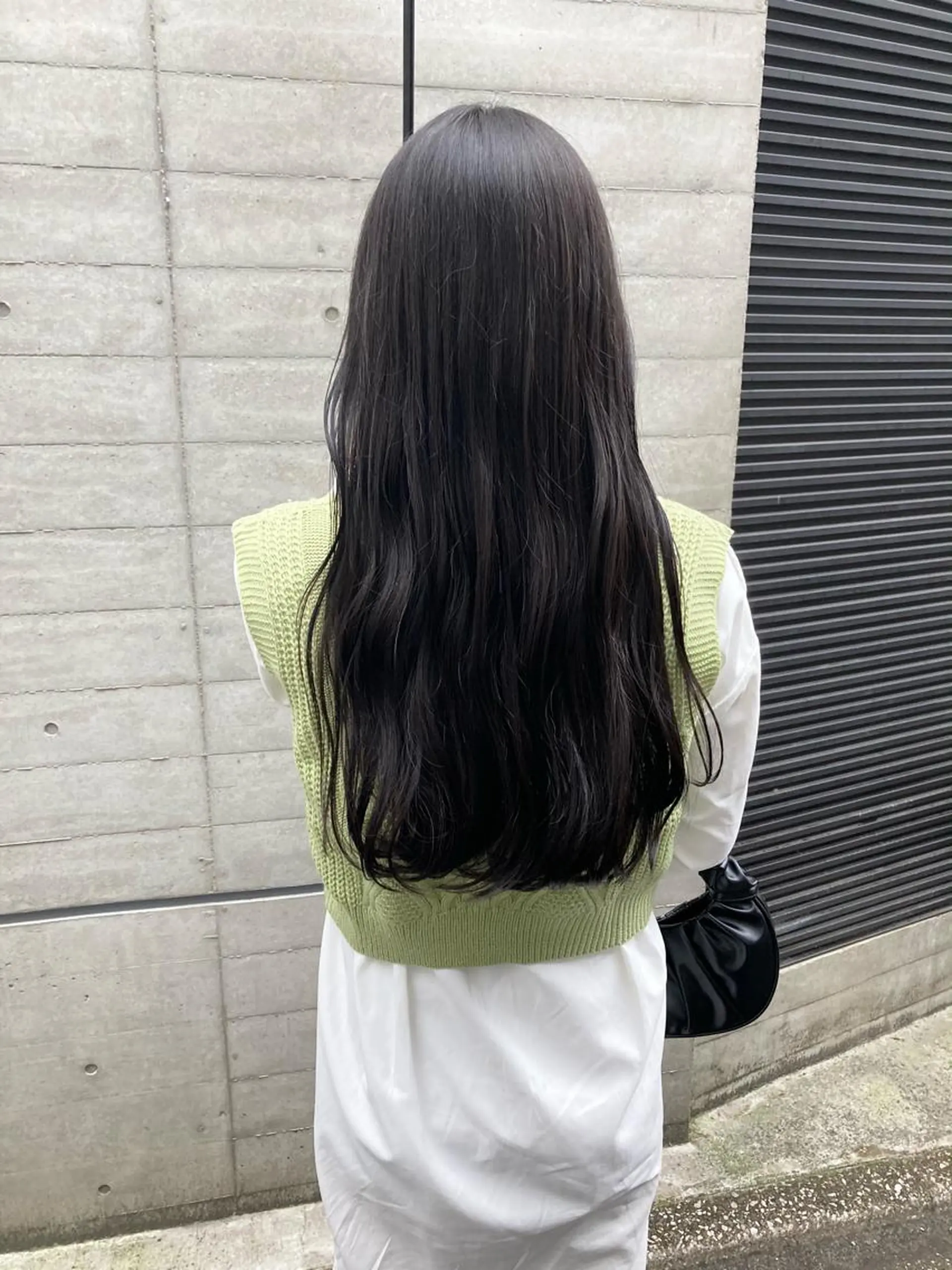 ロング ヘアカラー トリートメント ✨色持ちの良い艶 カラー✨蟹江真世のヘアスタイル