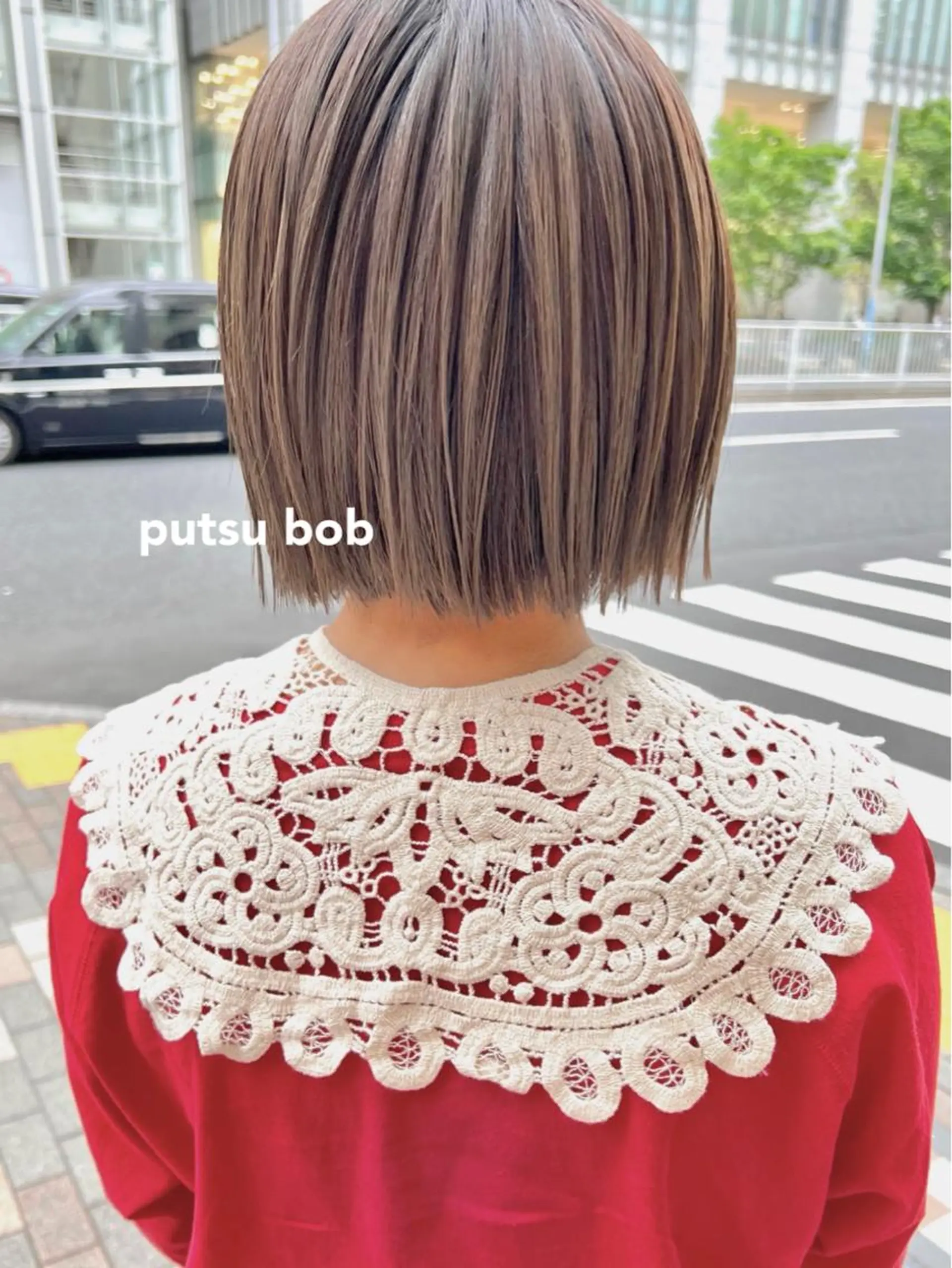 ミディアム カラー カット ヘアカラー トリートメント 赤み消し/透明感 🪽◝✩ 武者春花のヘアスタイル
