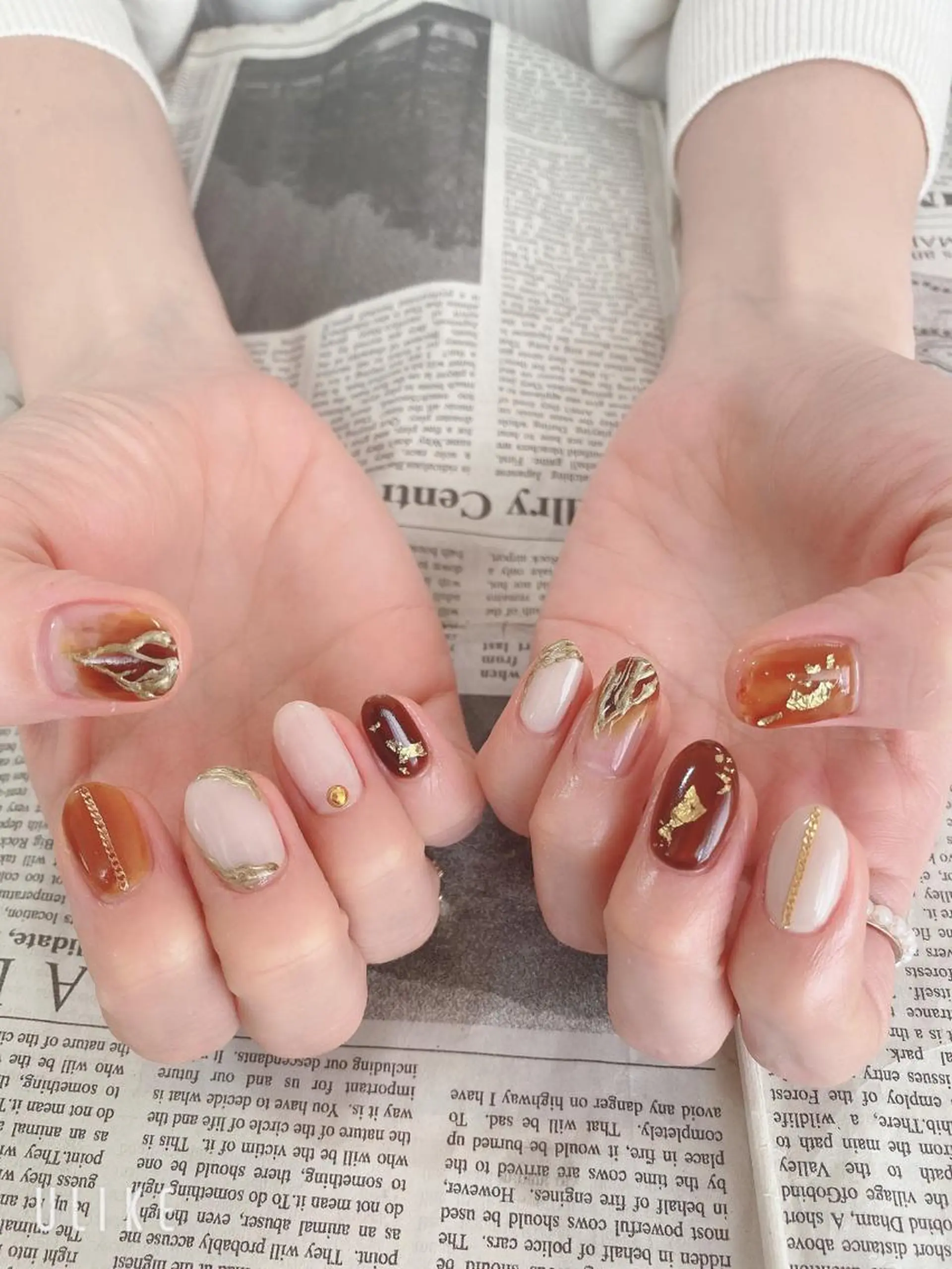 ネイル ハンドネイル ハンドケア 森山 舞のネイルデザイン