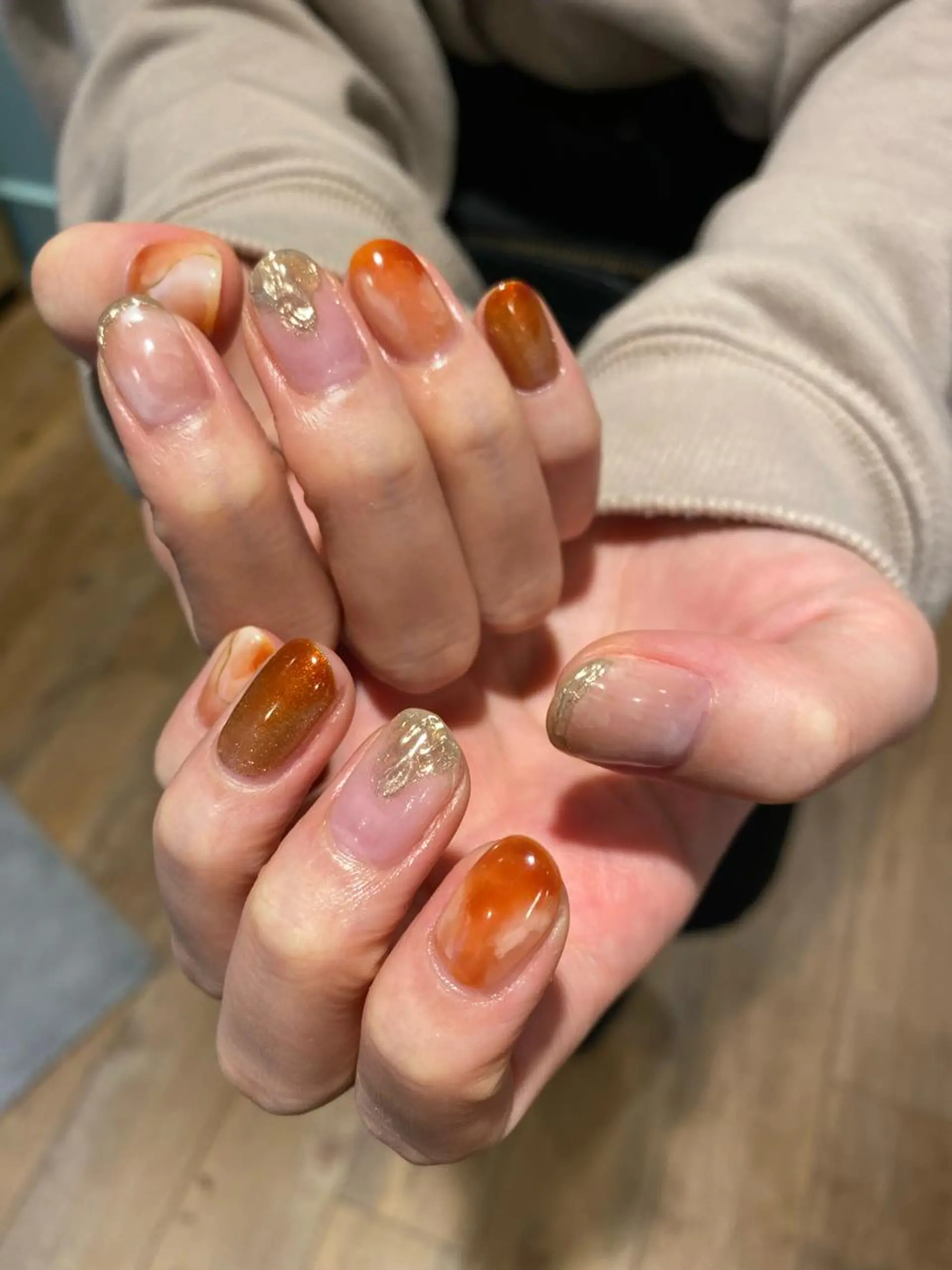 ネイル ニュアンスネイル ハンドネイル 表参道colore所属・表参道colore店 REICAのネイルデザイン