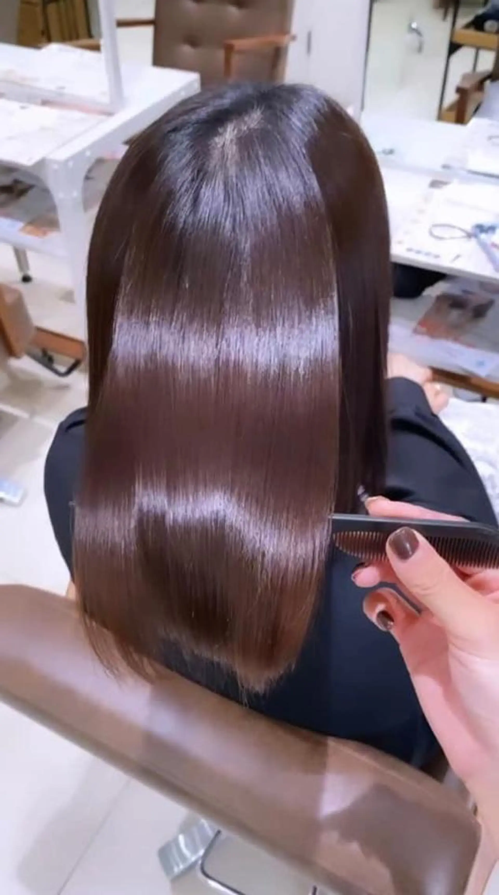 カラー ヘアアレンジ 🤎韓国ヘア ベージュ まゆか🤎のヘアスタイル