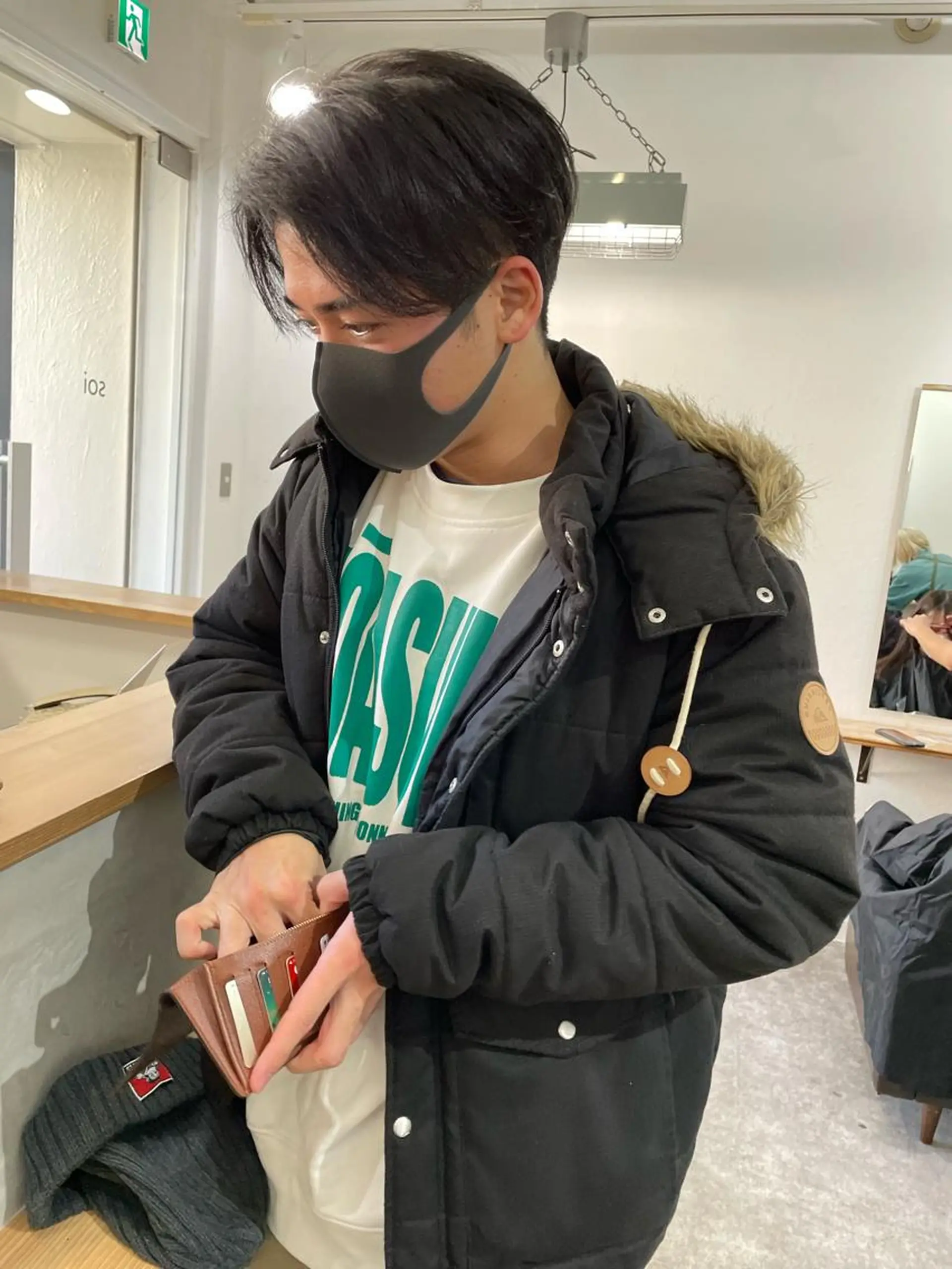 ショート カラー メンズ センターパート カット ヘアカラー トリートメント パーマ/透明感カラー /ボブ/吉田一生のヘアスタイル